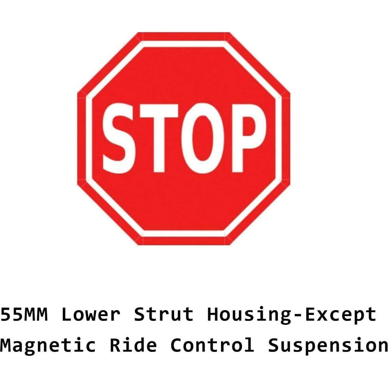 Amortiguador Frontal Detroit Axle para VW Beetle Jetta Golf 55mm