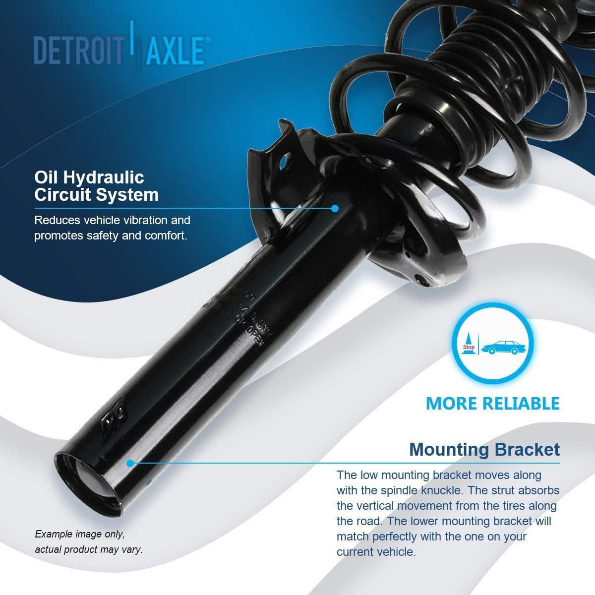 Amortiguador Frontal Detroit Axle para VW Beetle Jetta Golf 55mm