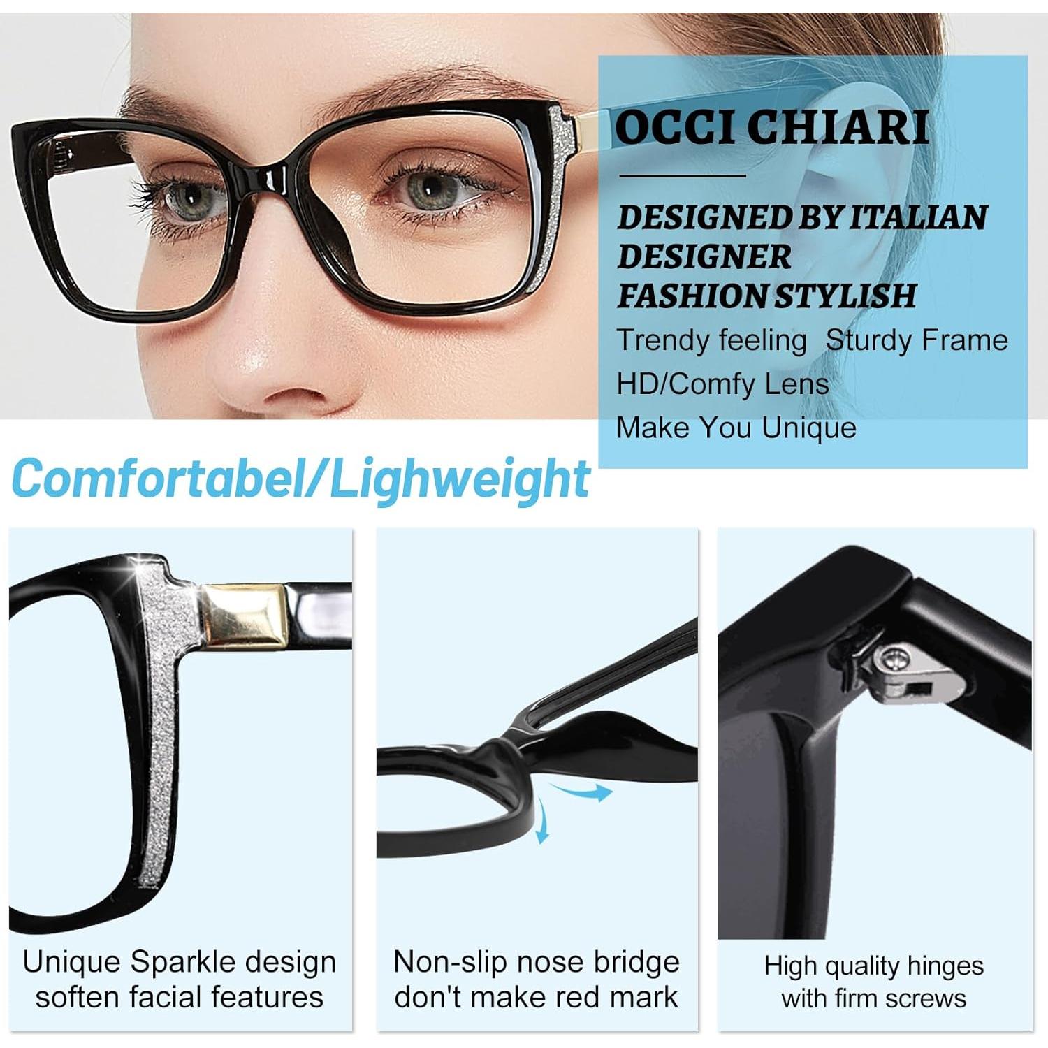 Gafas de Lectura OCCI CHIARI 3.5x Modernas para Mujeres