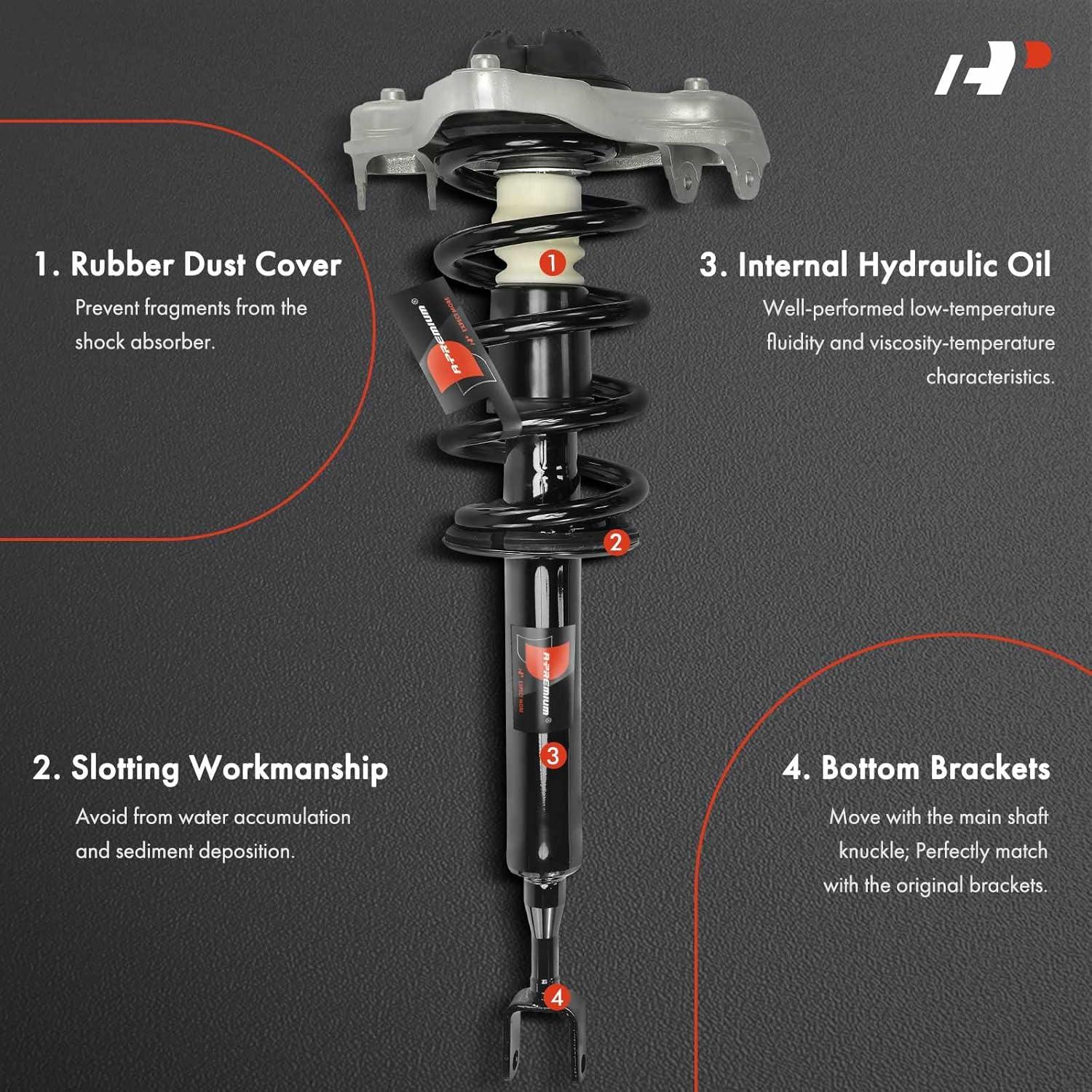 Conjunto de Amortiguador y Resorte A-Premium Audi A4 2002-2008