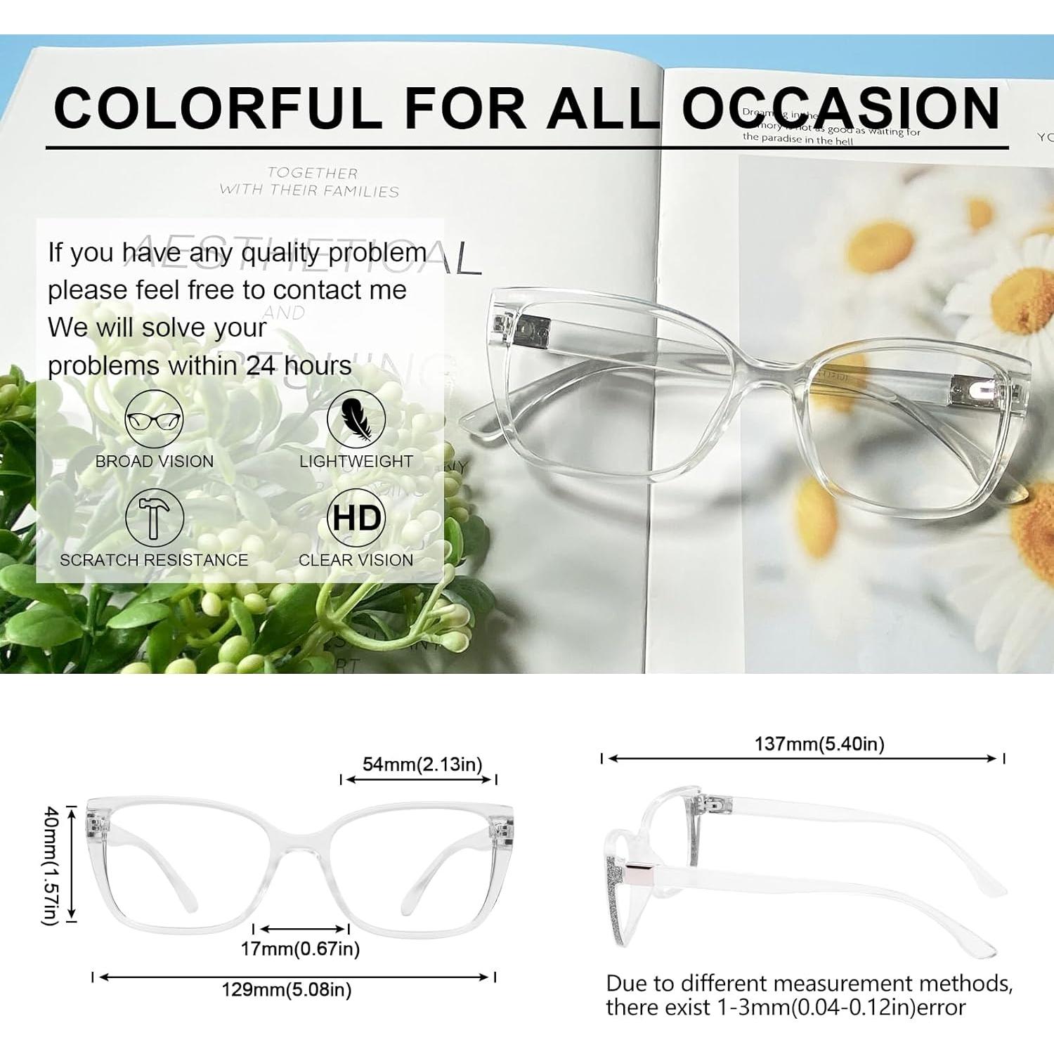 Gafas de Lectura OCCI CHIARI 2.25x Modernas para Mujeres