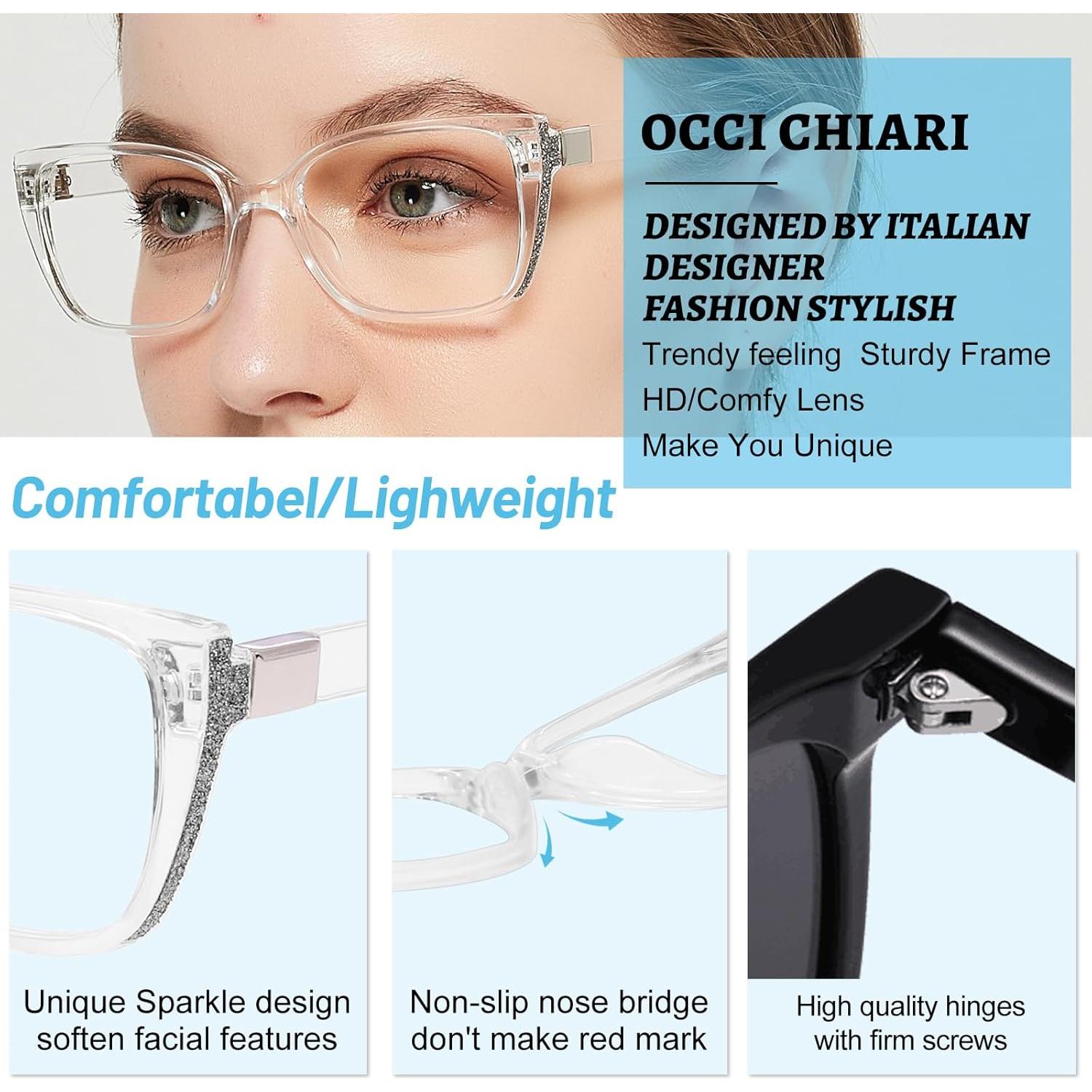 Gafas de Lectura OCCI CHIARI 3.0x Modernas para Mujeres