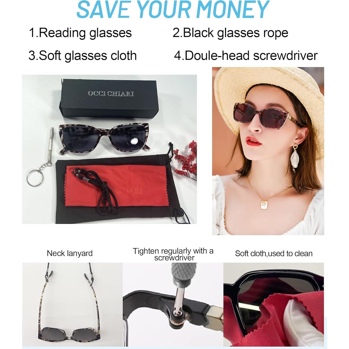 Gafas de Sol Bifocales OCCI CHIARI UV400 para Mujeres