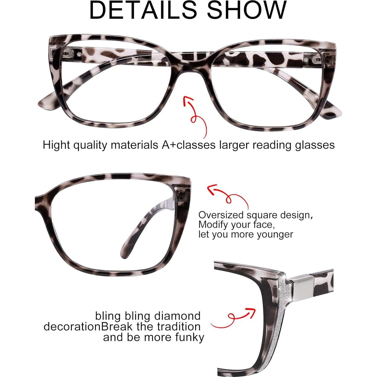 Gafas de Lectura OCCI CHIARI 2.75x para Mujeres Modernas