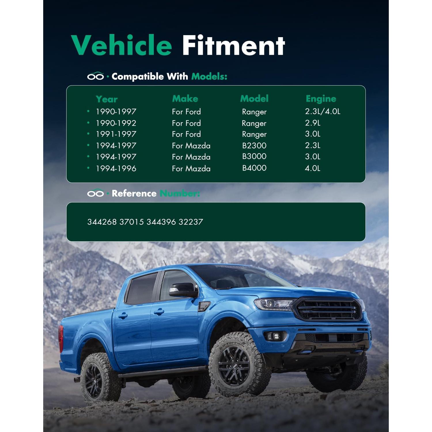 Juego Completo de Amortiguadores SCITOO para Ford Ranger y Mazda