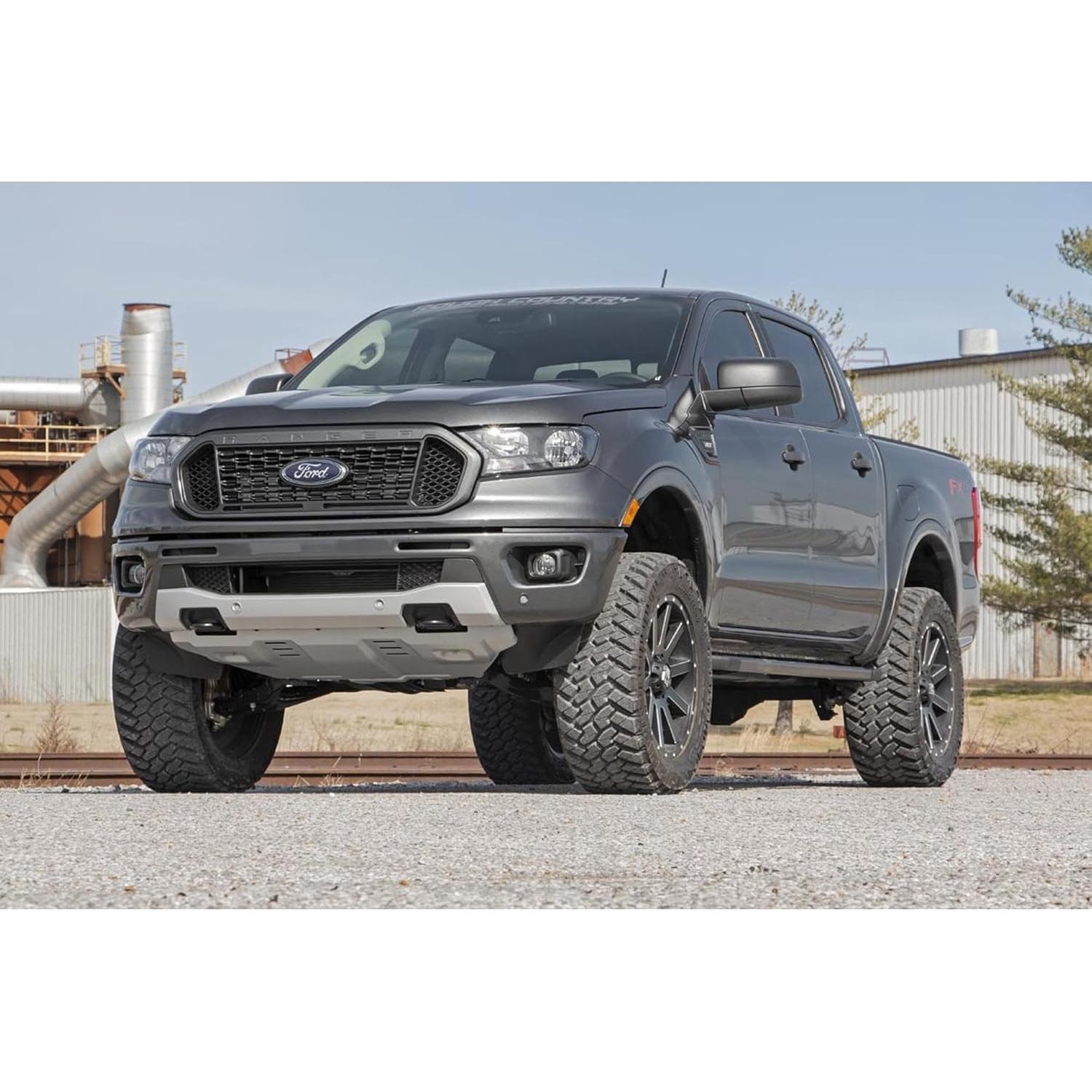 Kit de elevación Rough Country 8.9 cm con amortiguadores N3 para Ford Ranger 4WD 2019-2023