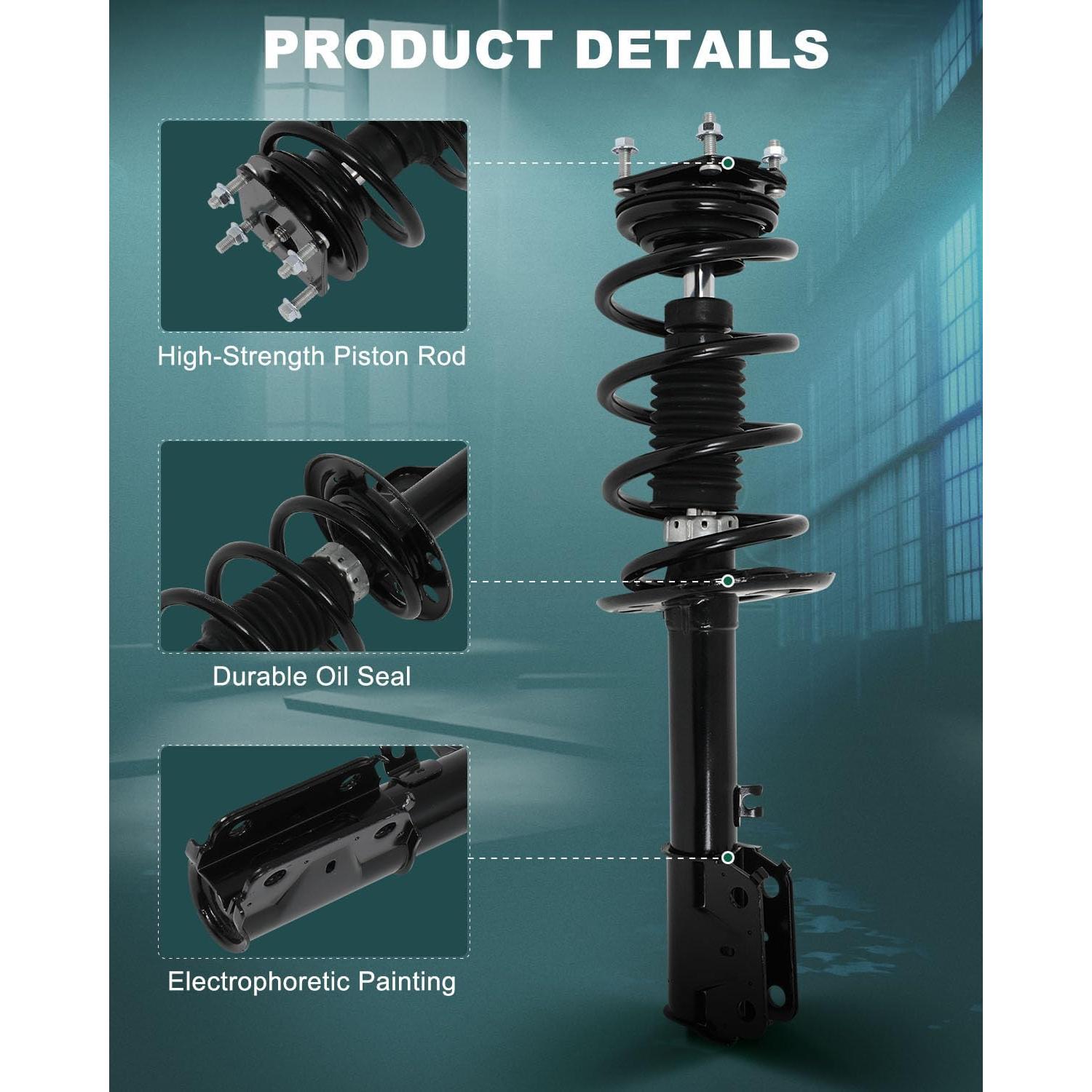 Conjunto de Amortiguadores Delanteros AUTOMUTO para Ford Explorer 2011-2013