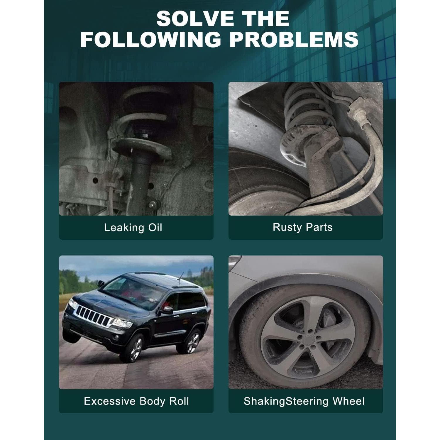 Conjunto de Amortiguadores Delanteros AUTOMUTO para Ford Explorer 2011-2013