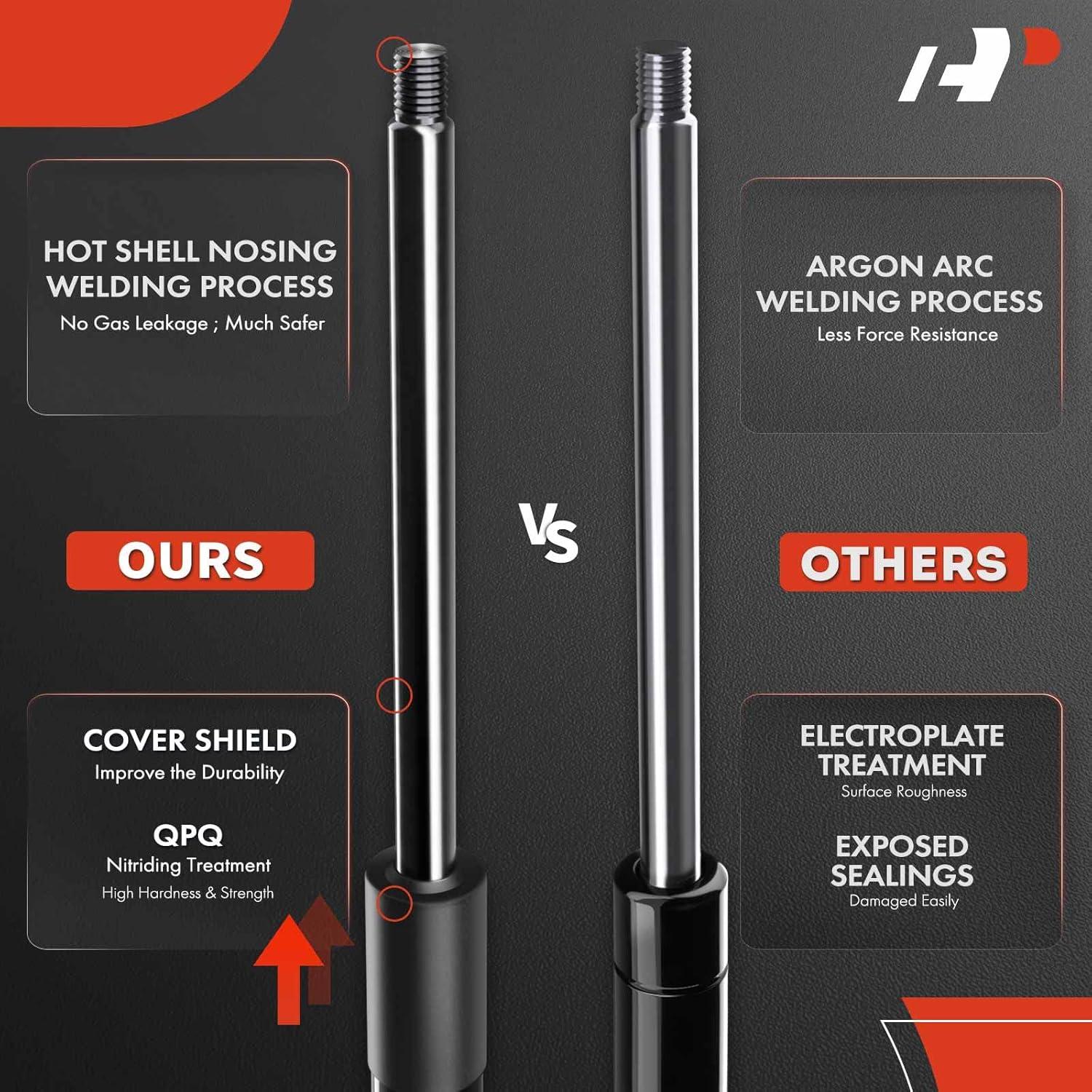 Soportes de Elevación A-Premium para Capó BMW E46 1998-2006 - Juego de 2