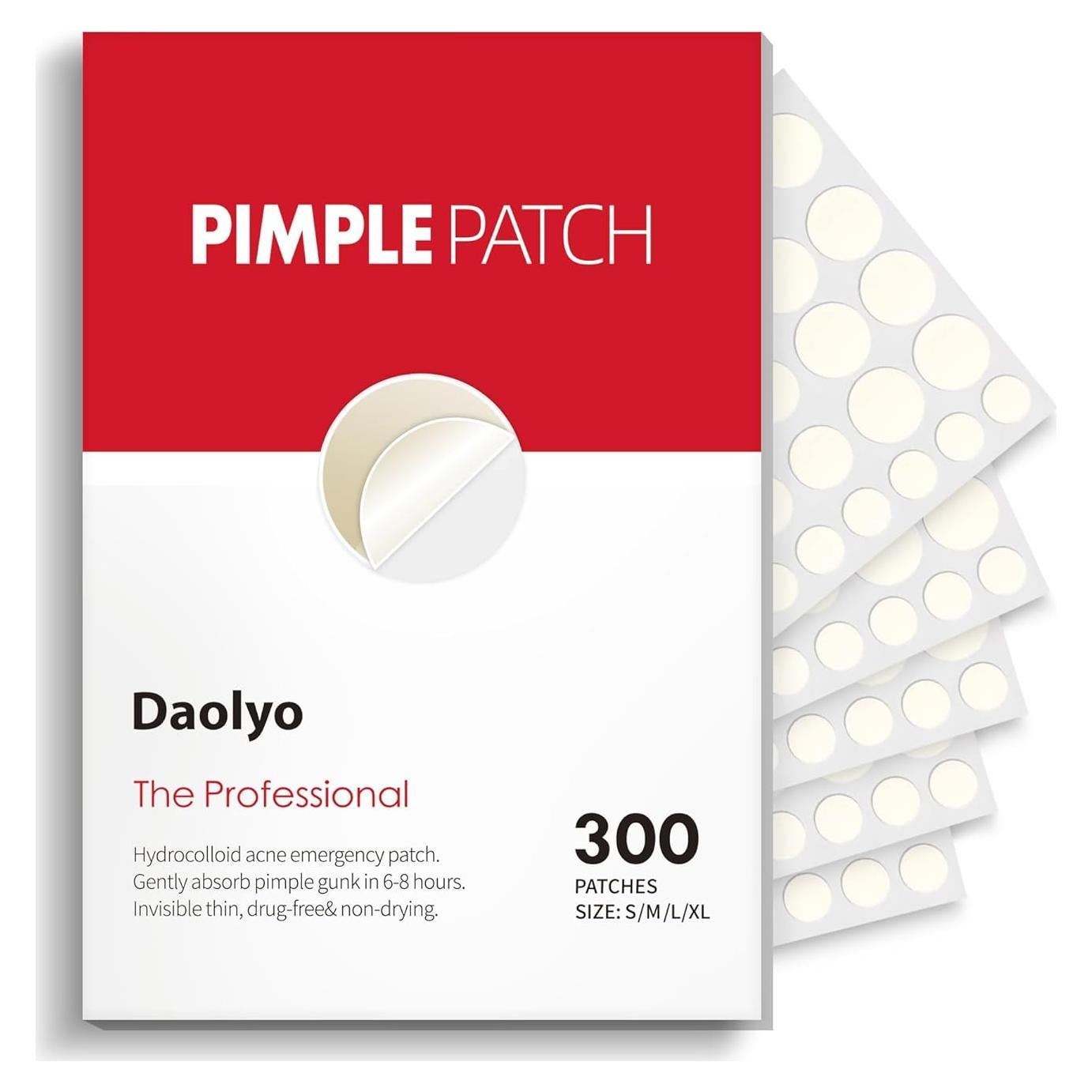 Parche para Granos Daolyo 300 Cuentas Hidrocoloide