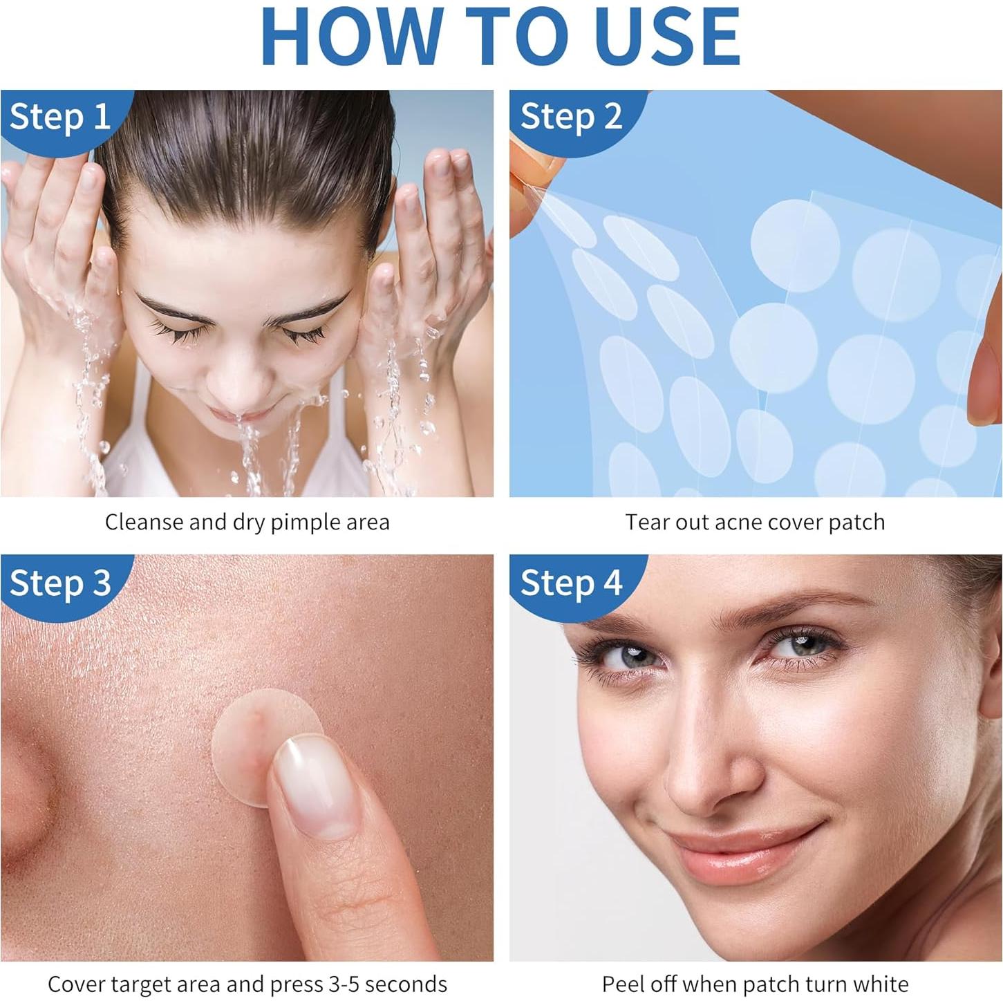 Parche para Granos Daolyo 300 Cuentas Hidrocoloide