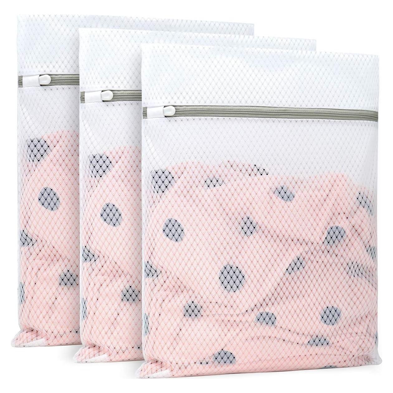 Bolsas de Lavandería de Malla Muchfun 3 Pcs 30x40 cm Duraderas