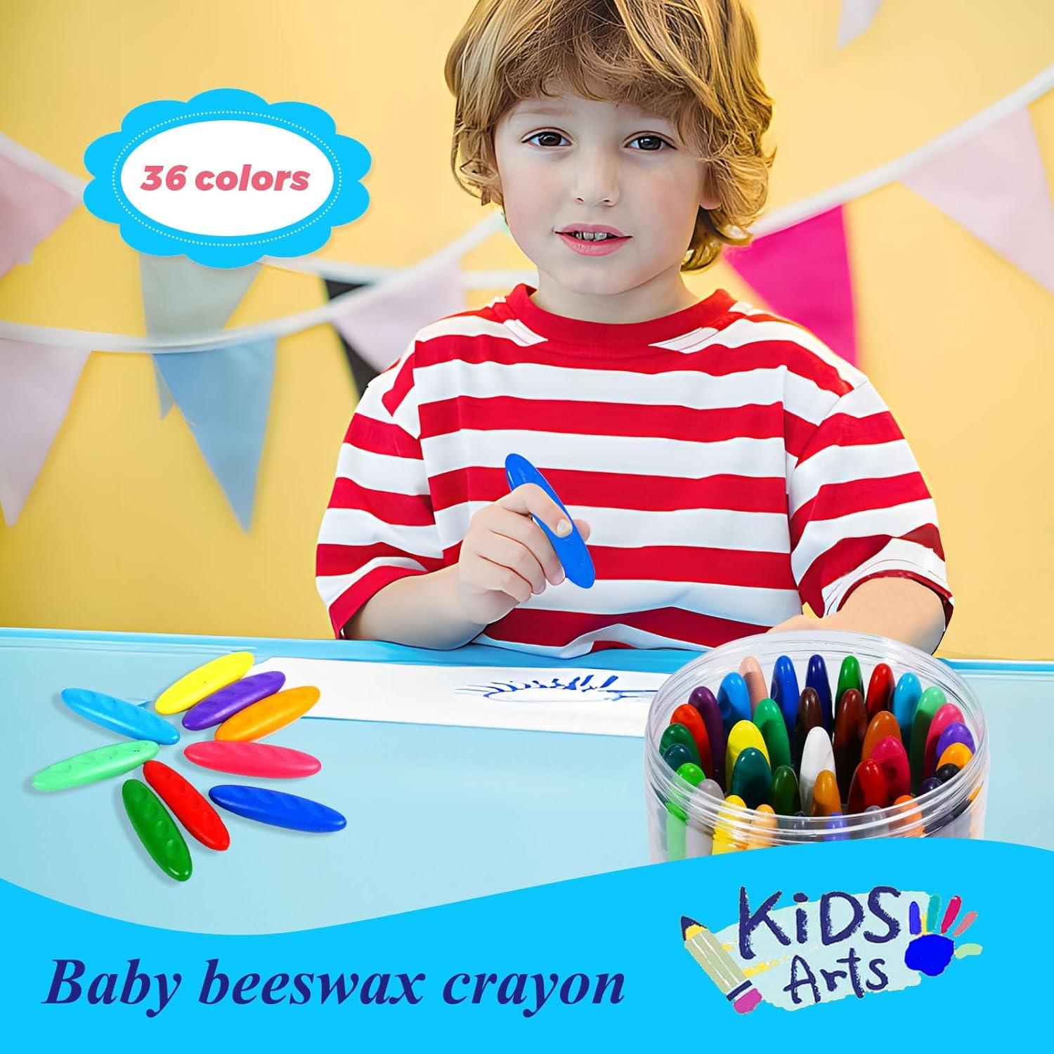 Crayones Lavables FANYUETIAN Jumbo Multicolor 12 Piezas