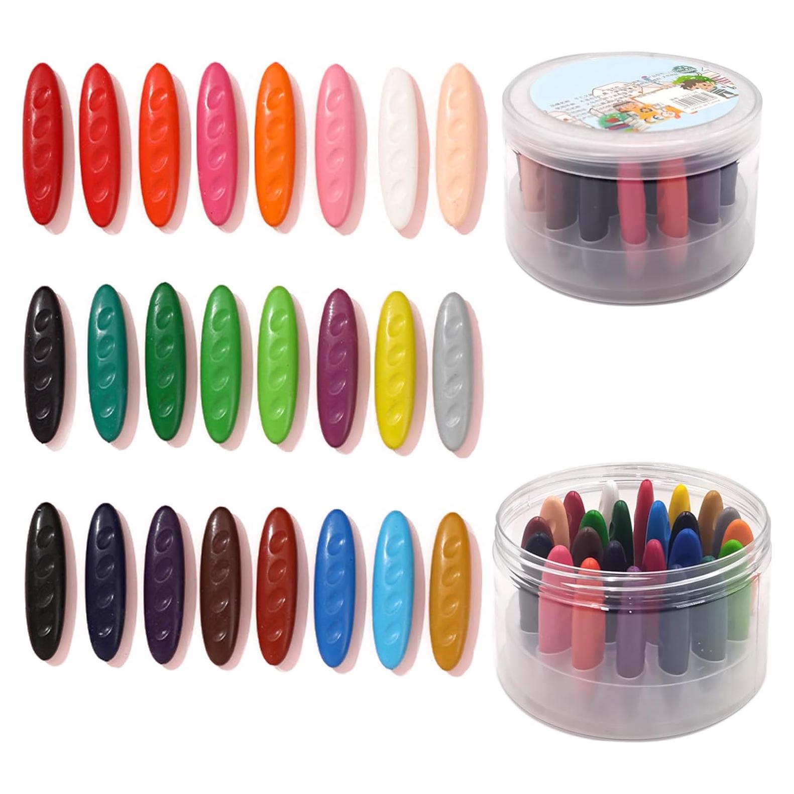 Crayones Lavables FANYUETIAN 24 Piezas Multicolor