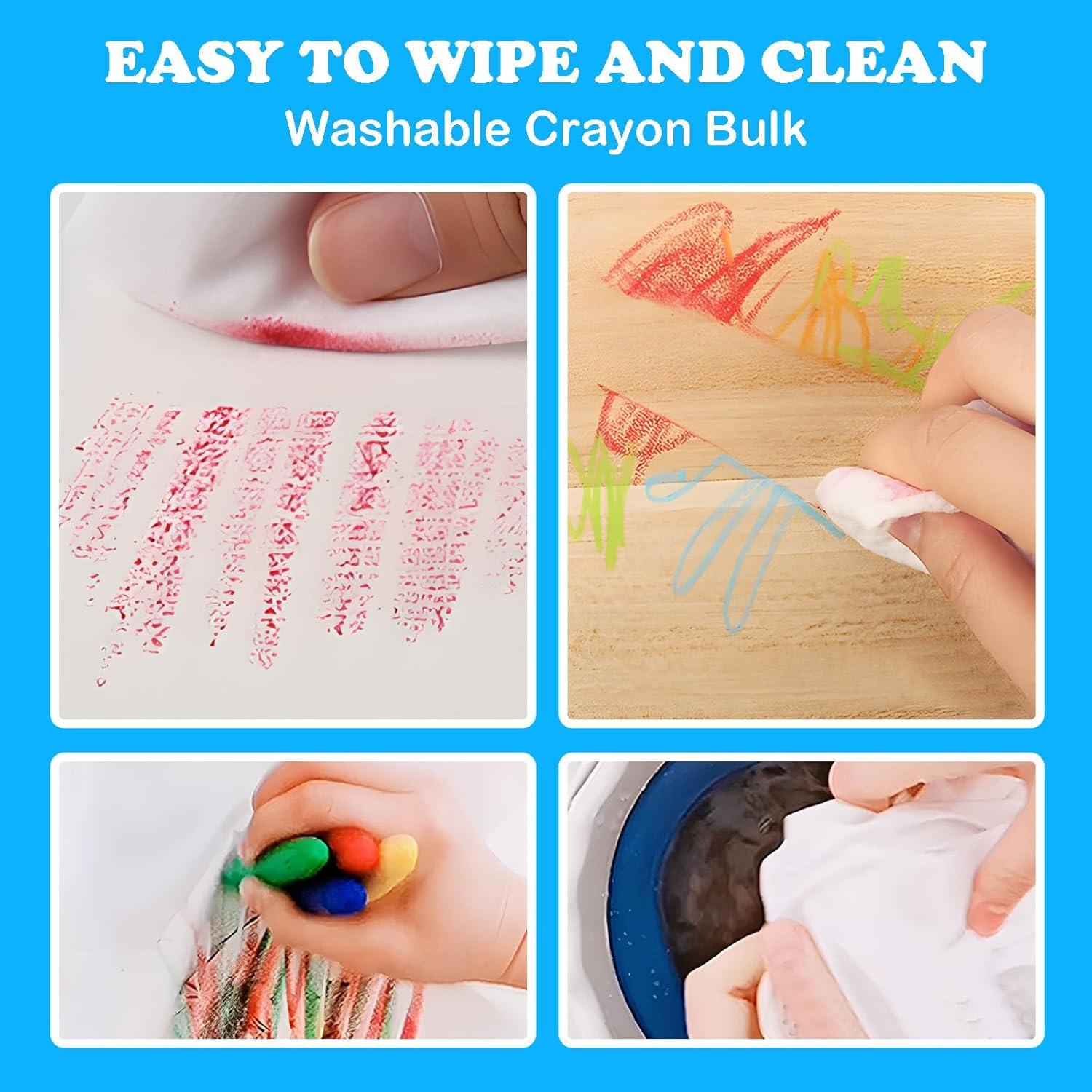 Crayones Lavables FANYUETIAN 24 Piezas Multicolor