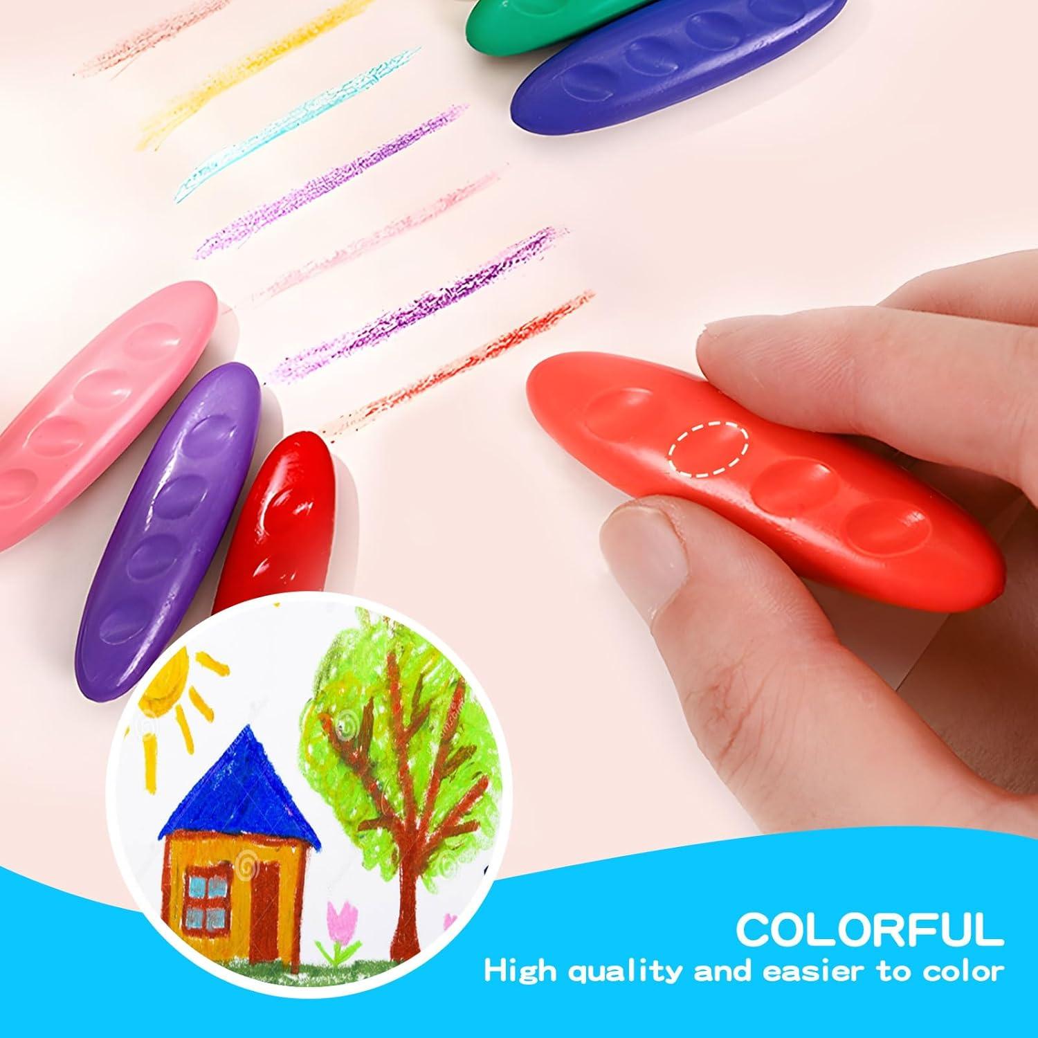 Crayones Lavables FANYUETIAN 24 Piezas Multicolor