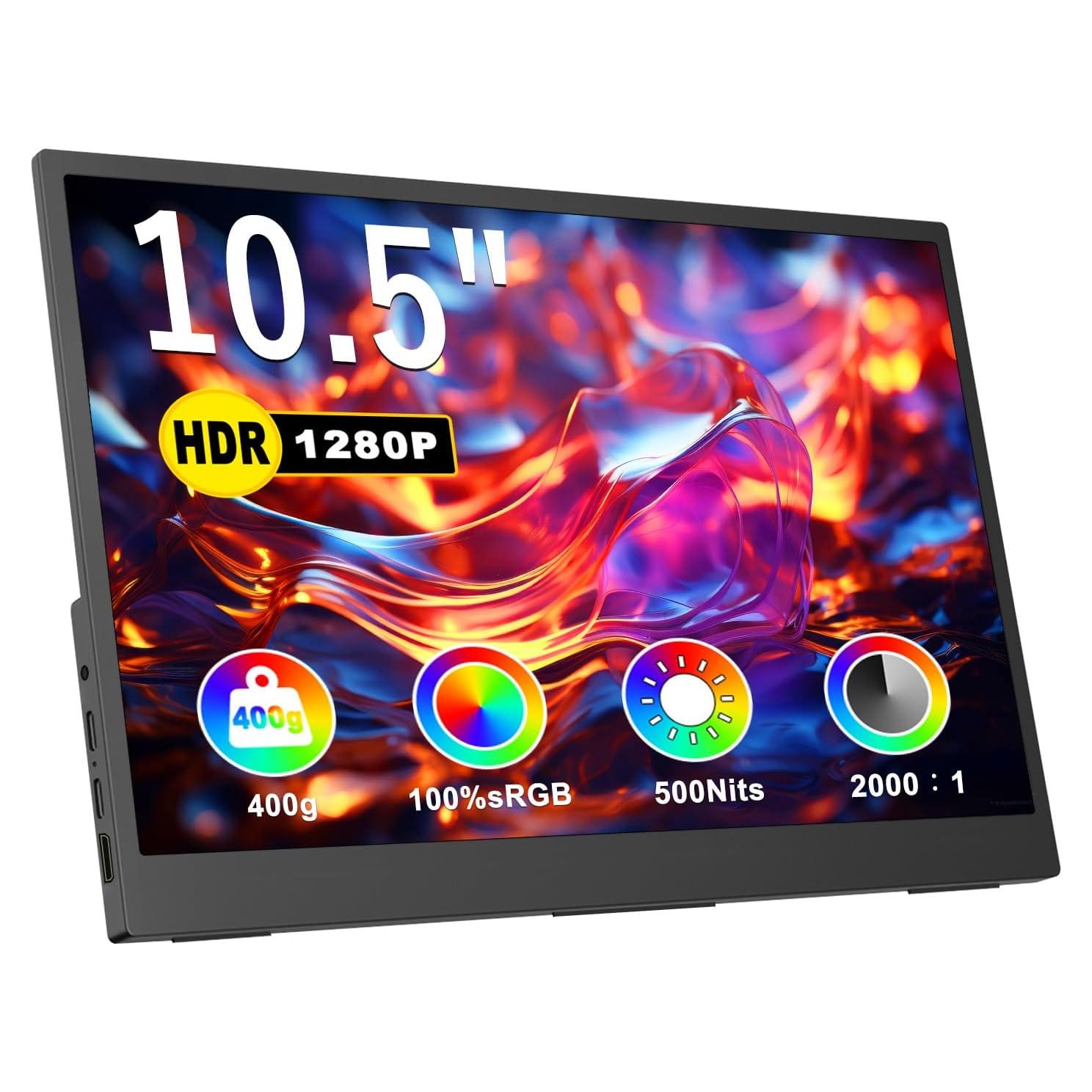 Monitor Portátil Topmonitor 10.5" FHD 1920x1280 IPS USB-C