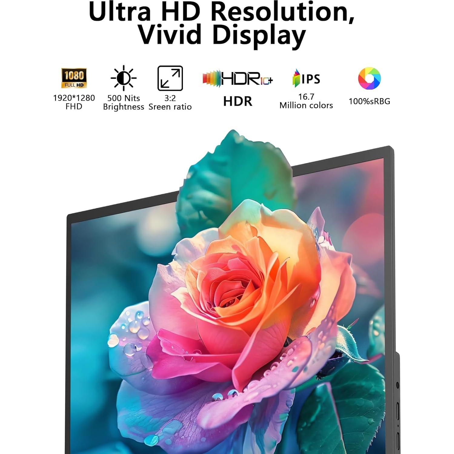 Monitor Portátil Topmonitor 10.5" FHD 1920x1280 IPS USB-C