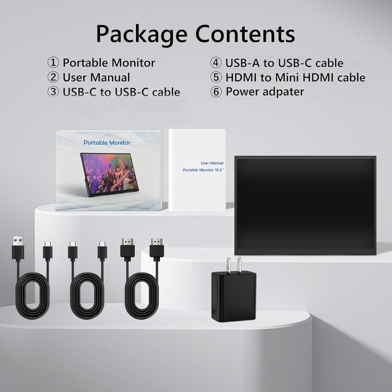 Monitor Portátil Topmonitor 10.5" FHD 1920x1280 IPS USB-C