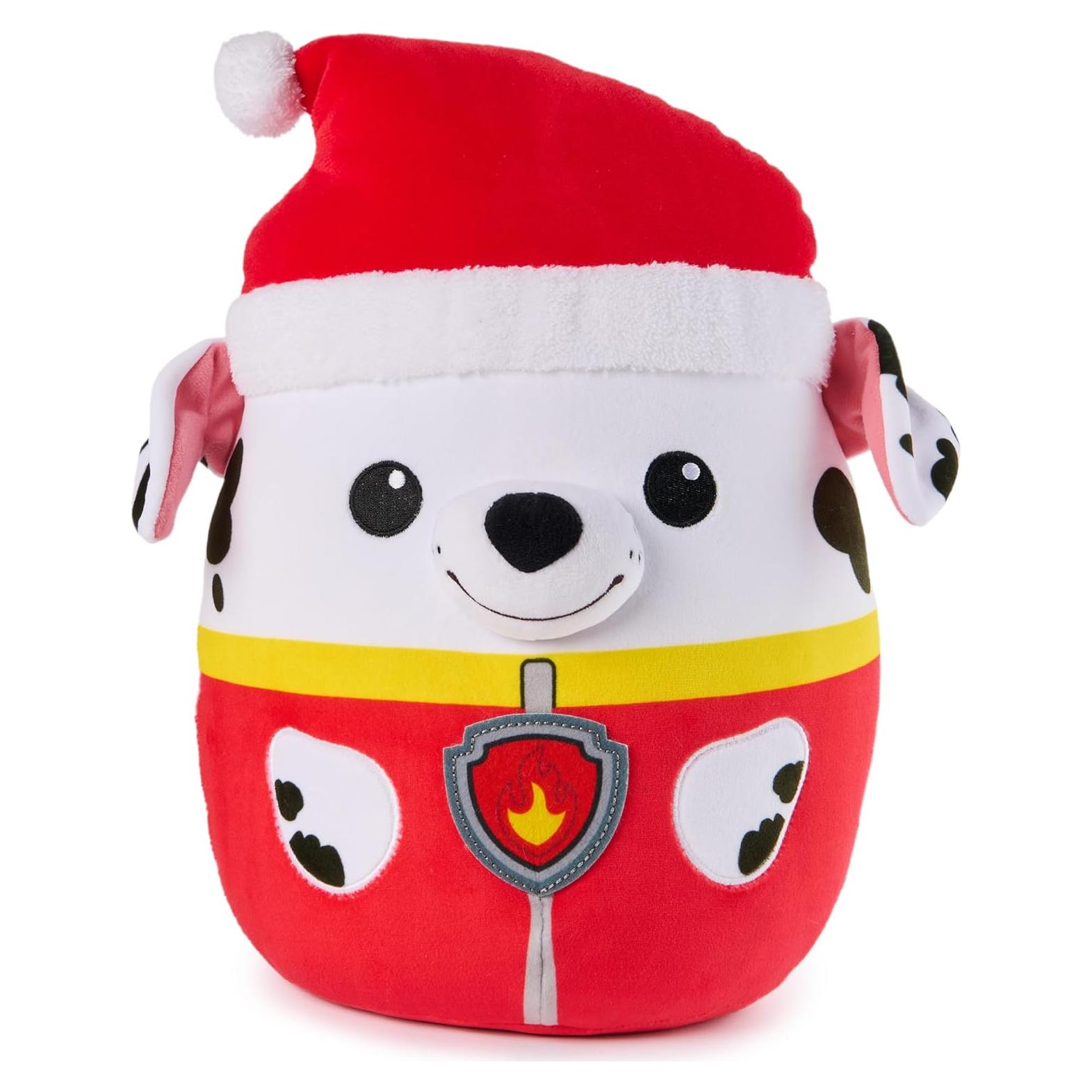 Peluche Squishy PAW Patrol Marshall Navidad 30 cm