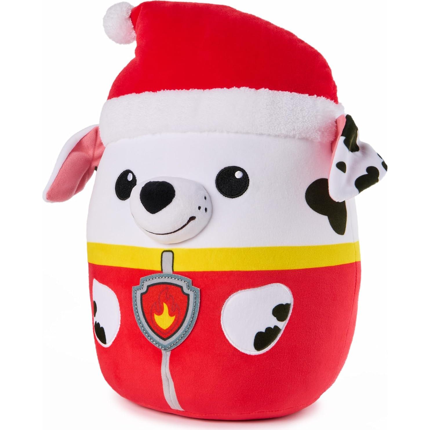 Peluche Squishy PAW Patrol Marshall Navidad 30 cm