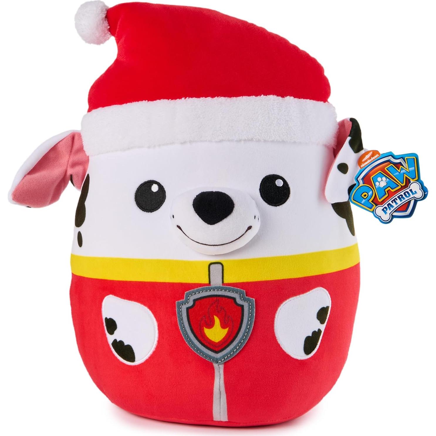 Peluche Squishy PAW Patrol Marshall Navidad 30 cm