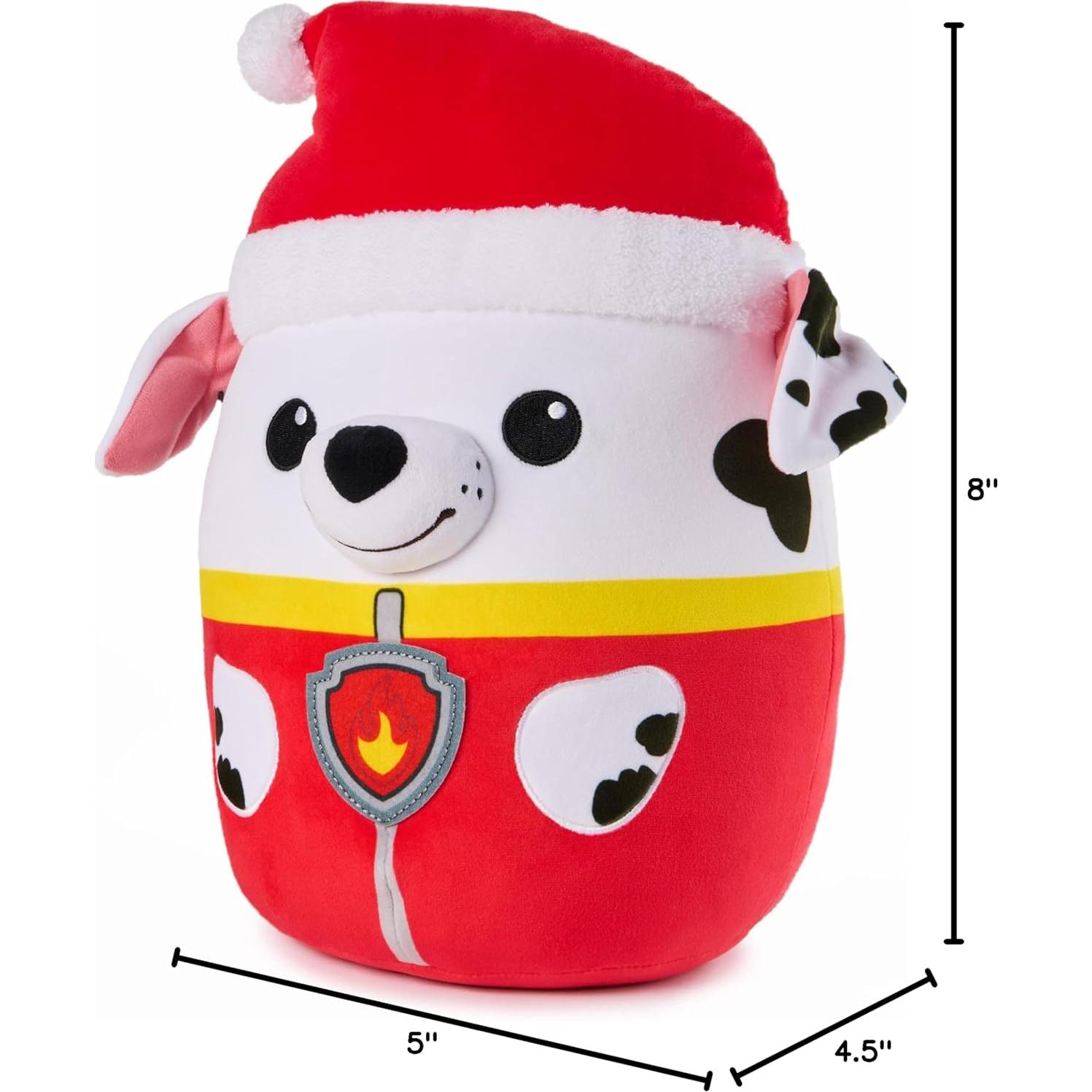 Peluche Squishy PAW Patrol Marshall Navidad 30 cm
