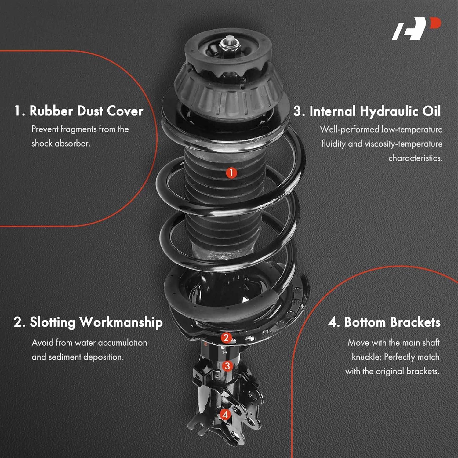 Conjunto de Amortiguadores A-Premium para Hyundai Accent 2012-2017