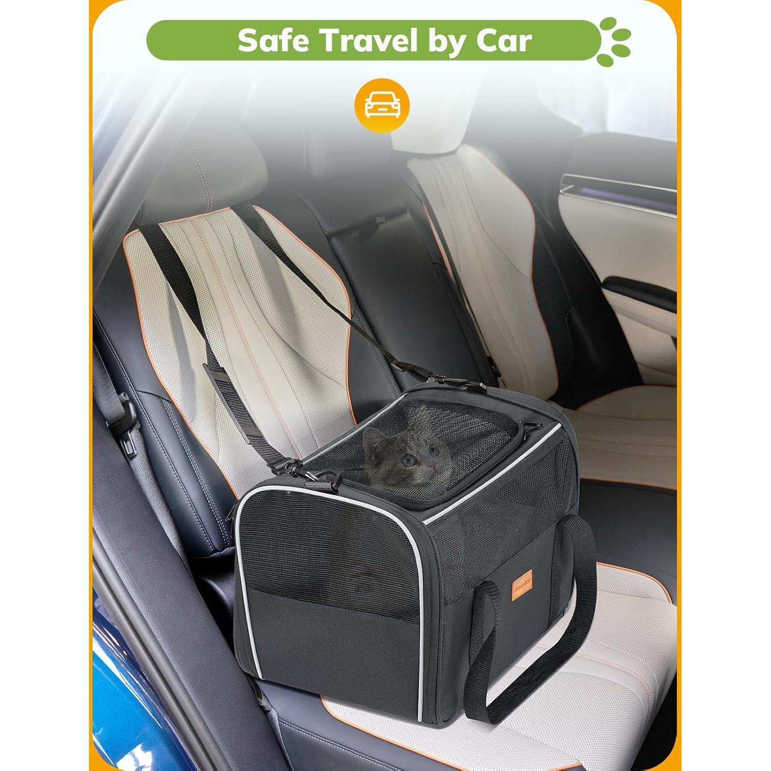 Transportín Morpilot para Gatos Pequeños y Medianos 6,35 kg