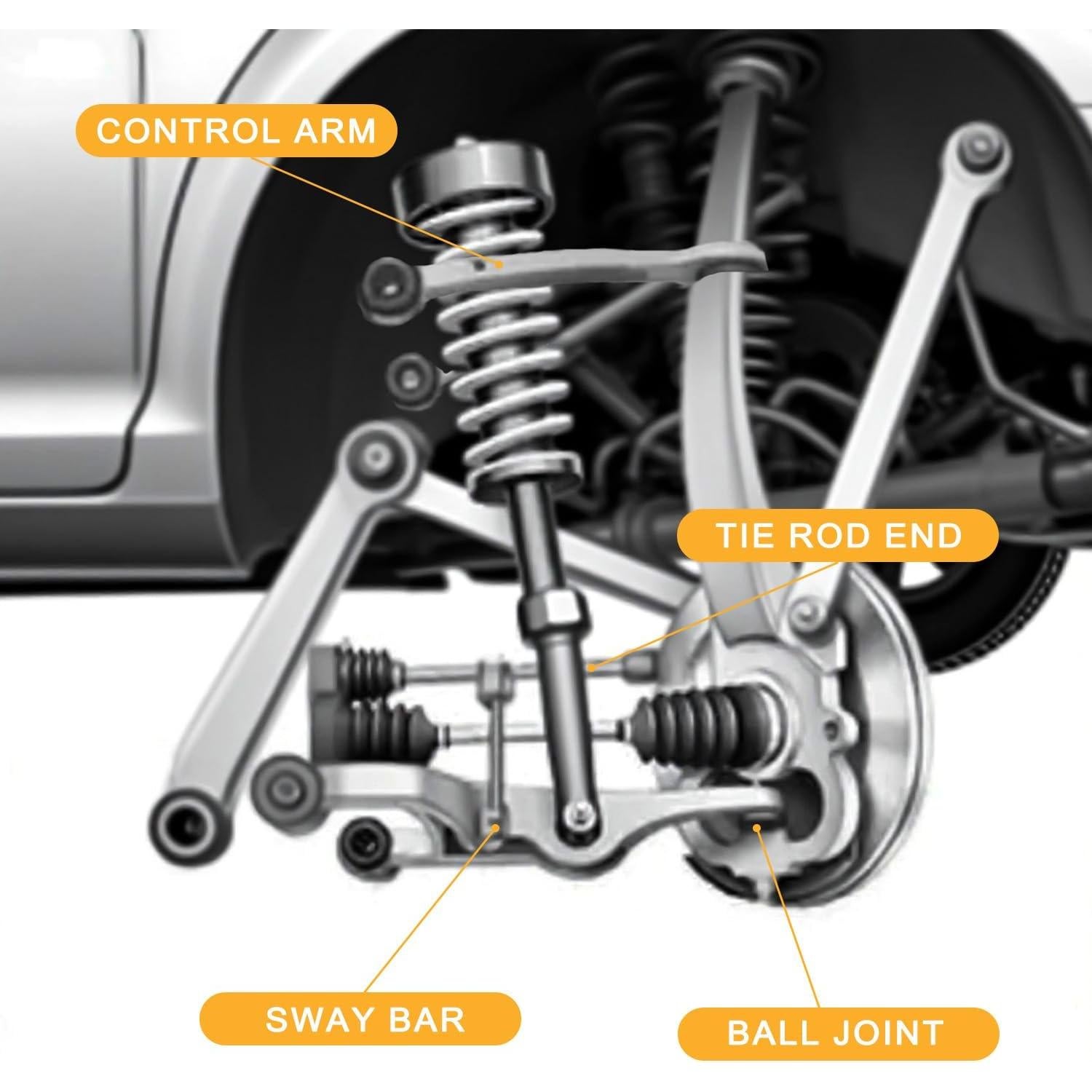 Enlaces de barra estabilizadora delantera AFA Motors K750362 4WD