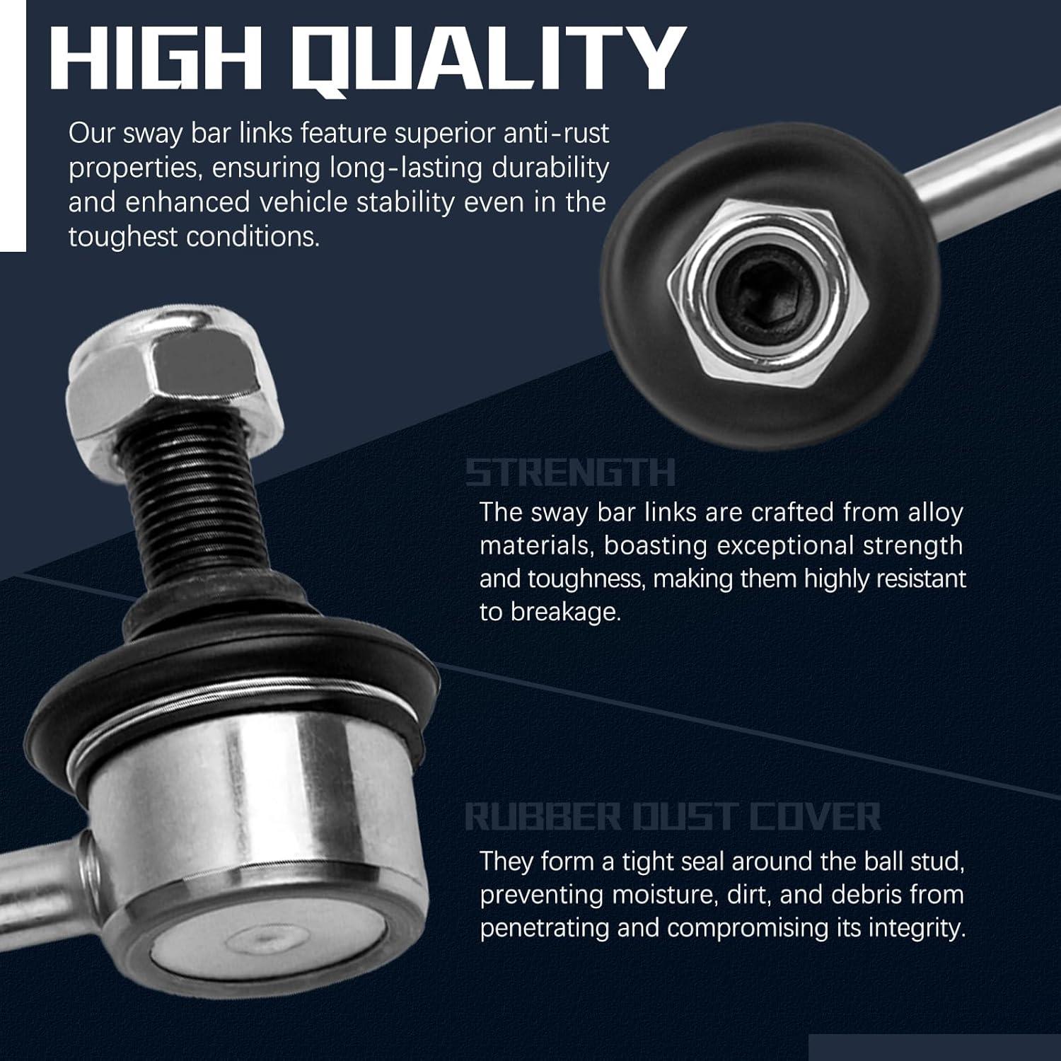 Enlaces de Barra Estabilizadora Delantera VINMS K750297 2PCS