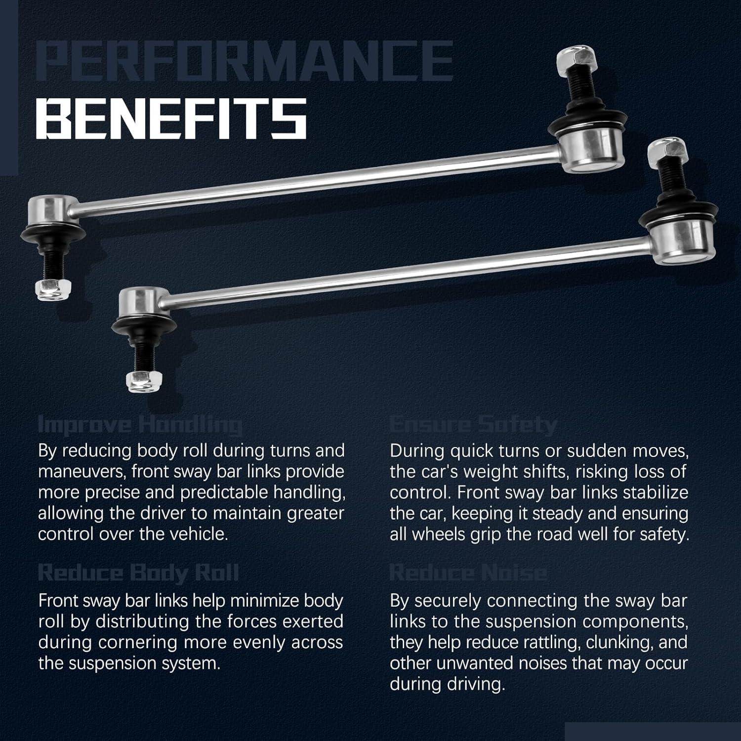 Enlaces de Barra Estabilizadora Delantera VINMS K750297 2PCS