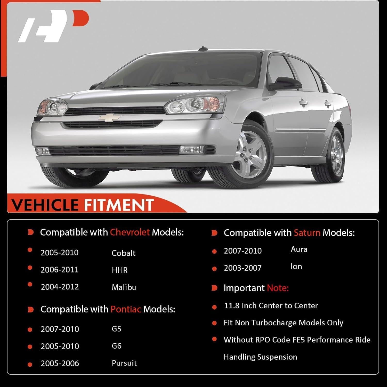 Enlaces de Barra Estabilizadora Delantera A-Premium 30.2cm