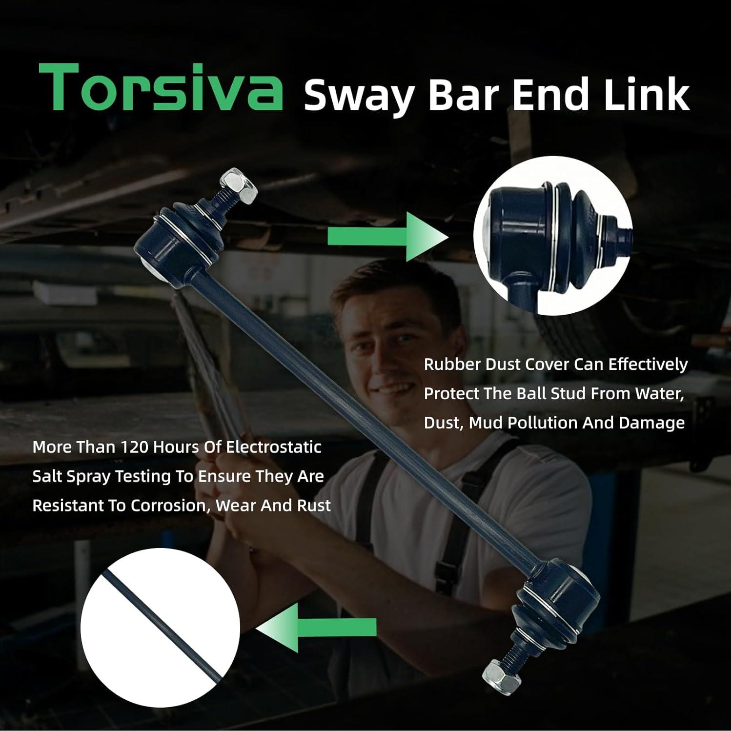 Enlaces de Barra Estabilizadora Frontal Torsiva K750074 para Ford y Lincoln