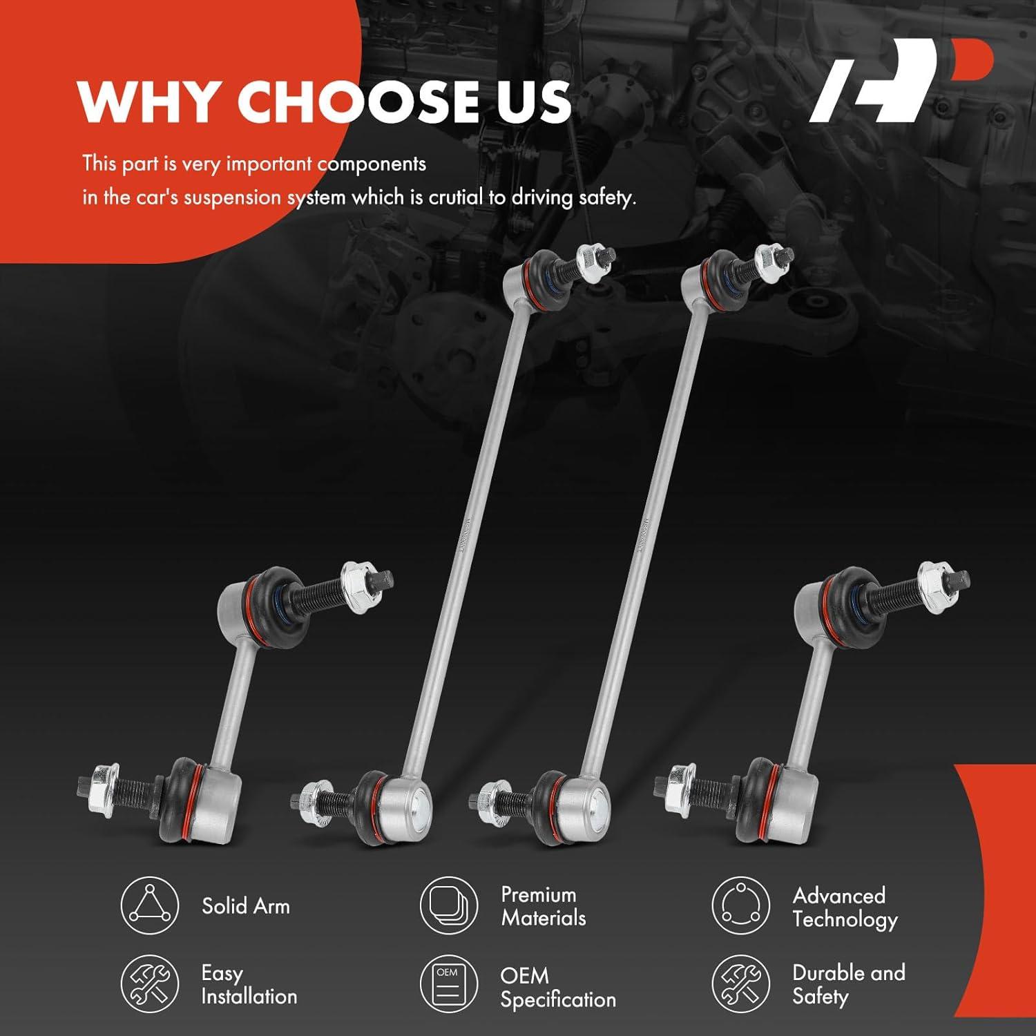 Kit de Enlace Estabilizador A-Premium para Hyundai y Kia