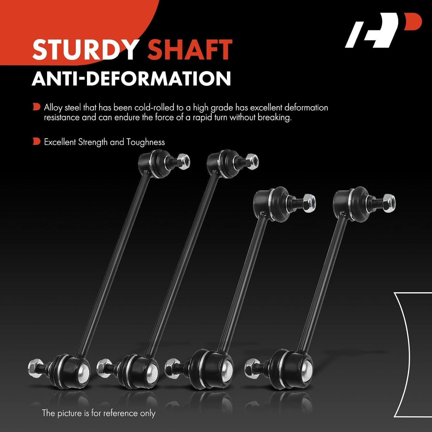 A-Premium Enlaces de Barra Estabilizadora Delantera y Trasera para Toyota y Lexus