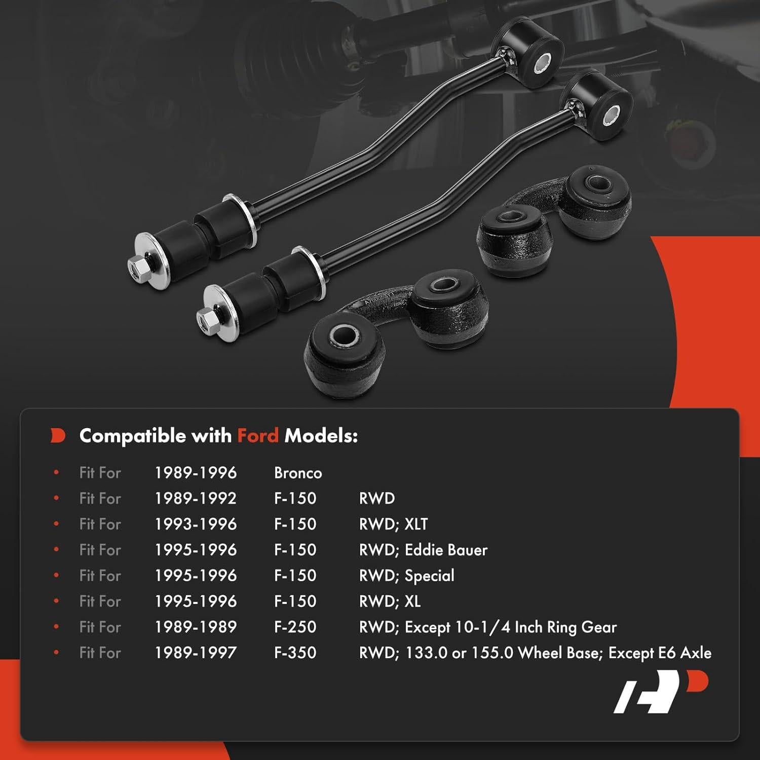 Enlaces de Barra Estabilizadora A-Premium para Ford F-150 1989-1996