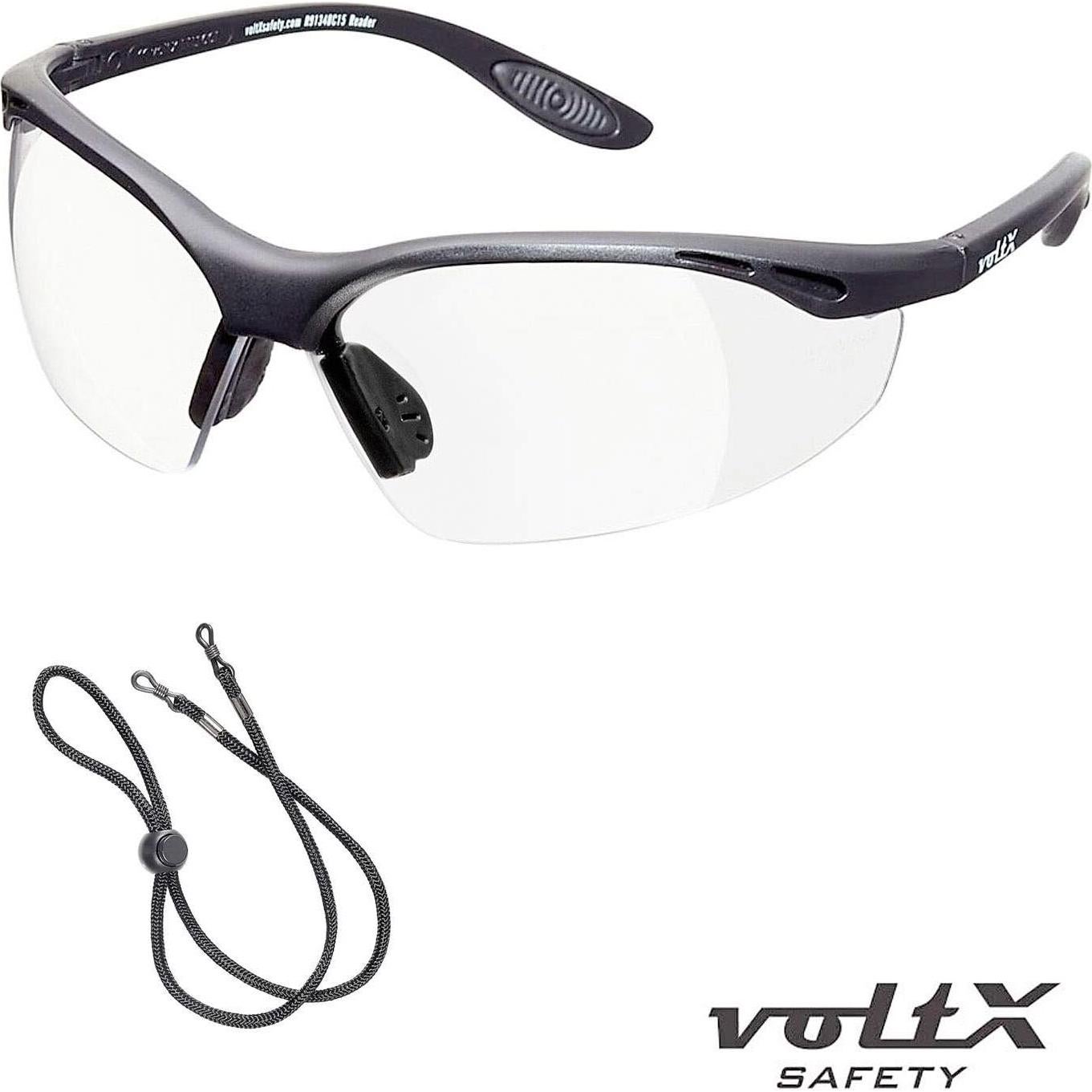 Gafas de Seguridad VoltX Constructor +1.0 Dioptría Claras UV400