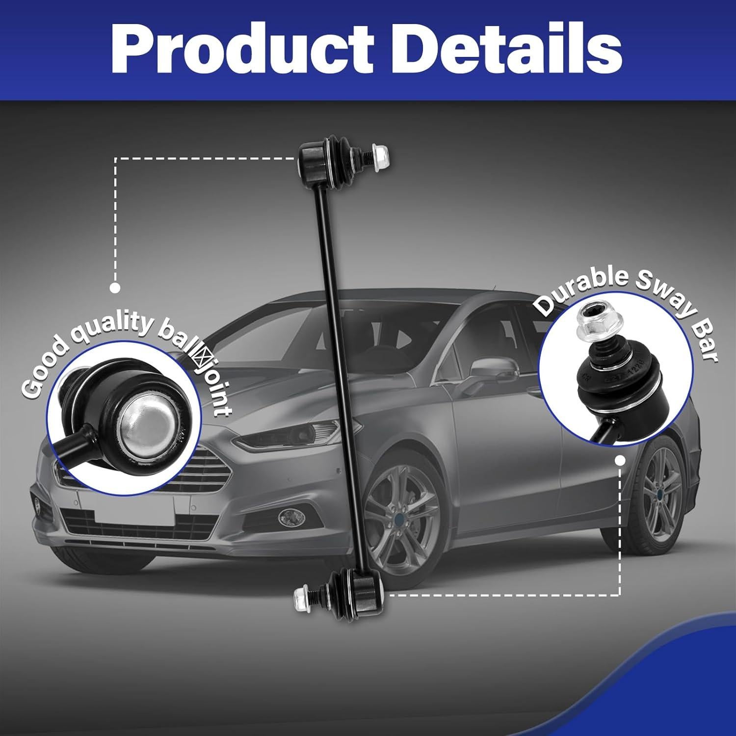 Enlace de barra estabilizadora HAWK BROTHER Delantero 0.85kg