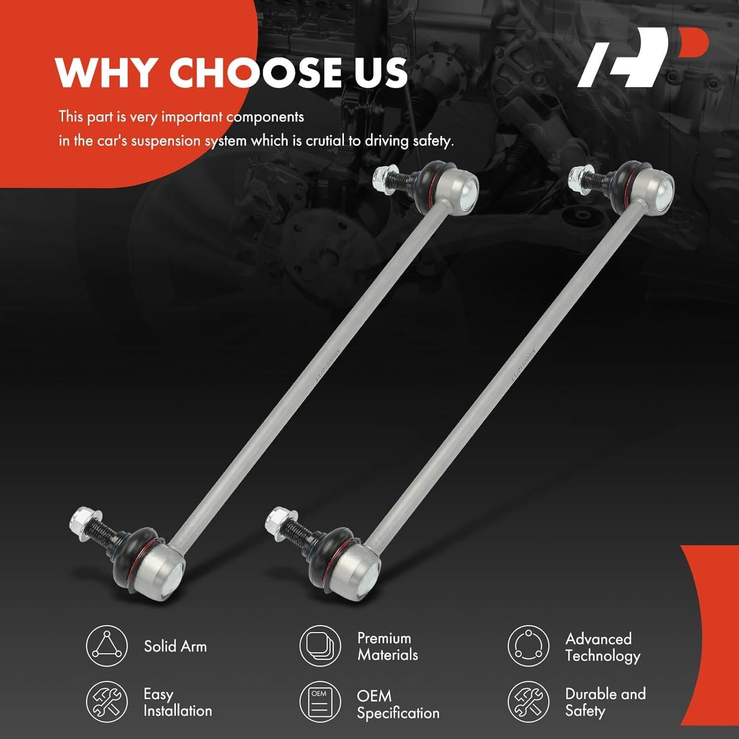 Enlaces de Barra Estabilizadora Delantera A-Premium Honda Fit 2015-2020