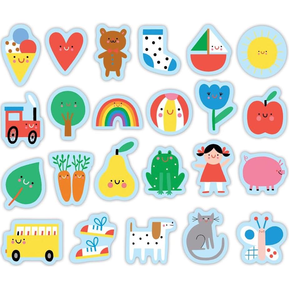 Imanes de Madera Mudpuppy 35 Piezas Primeras Palabras