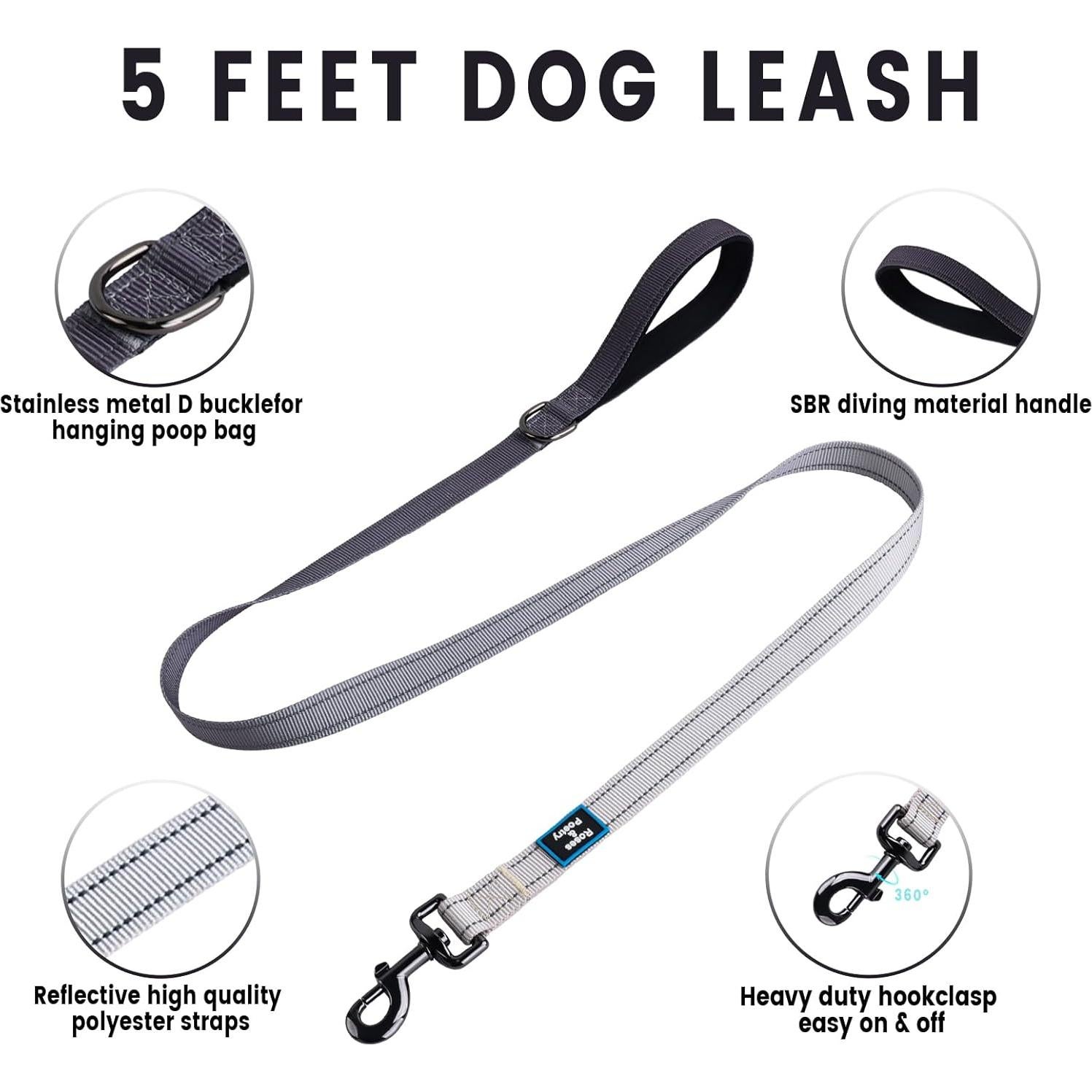 Arnés y Correa para Perro Hanwei S Ajustable Reflectante