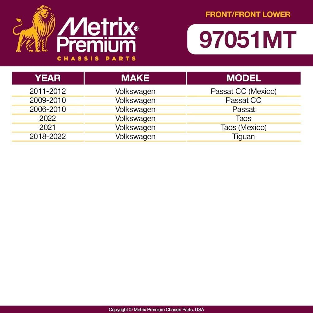 Kit de Suspensión Delantera Metrix para Audi y Volkswagen