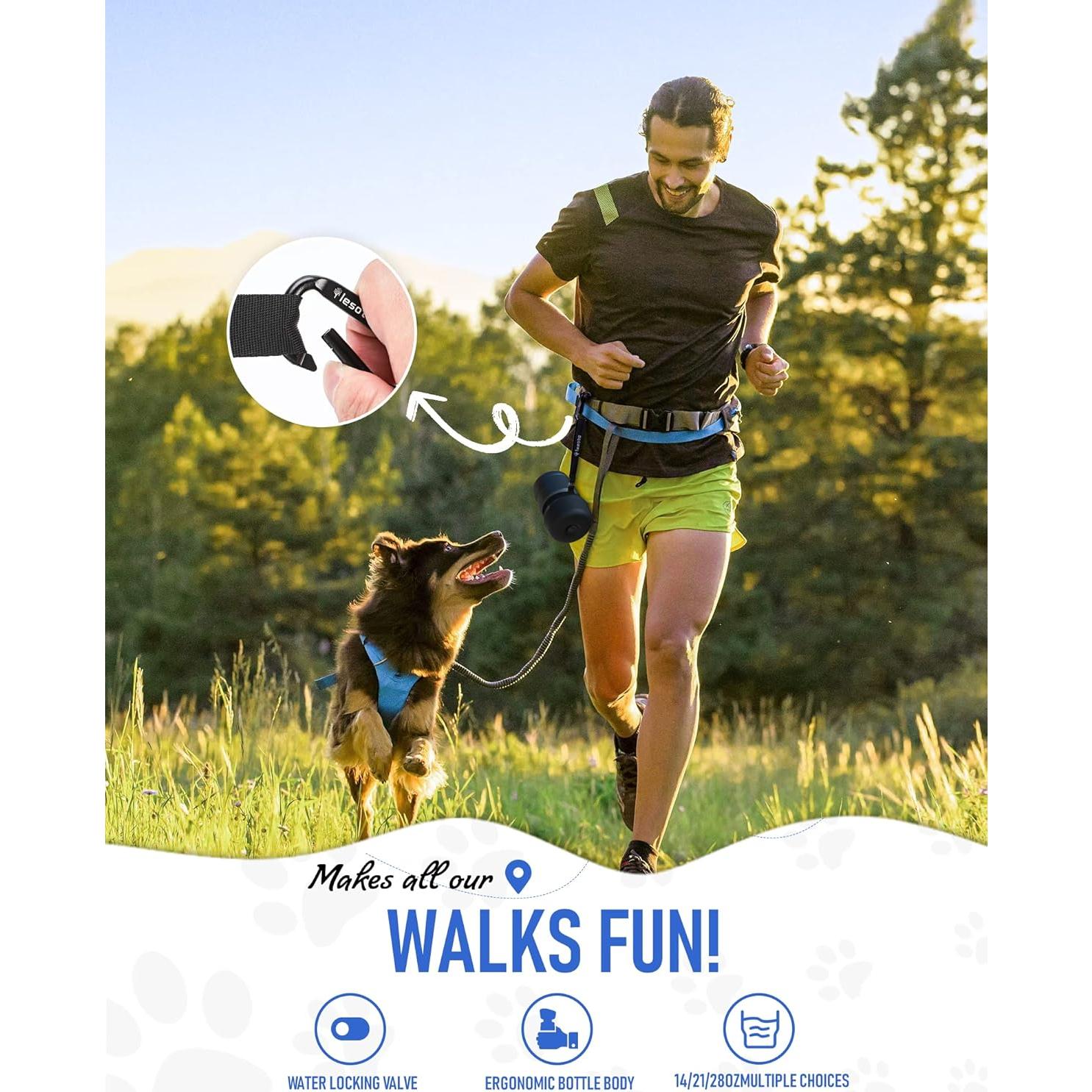 Botella de Agua para Perros Lesotc 520ml a Prueba de Fugas