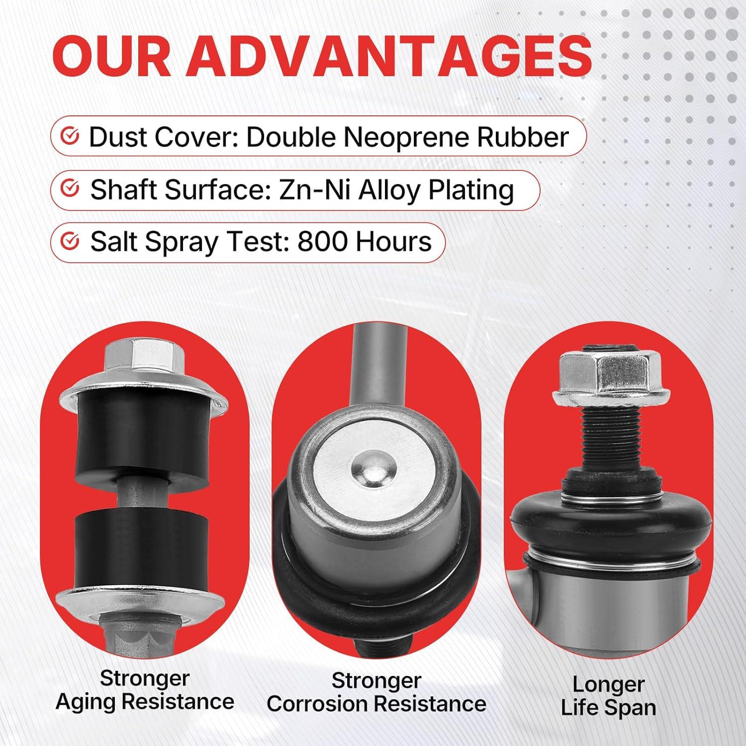 Kit de Enlace de Barra Estabilizadora Fit4drive K90681 para Toyota