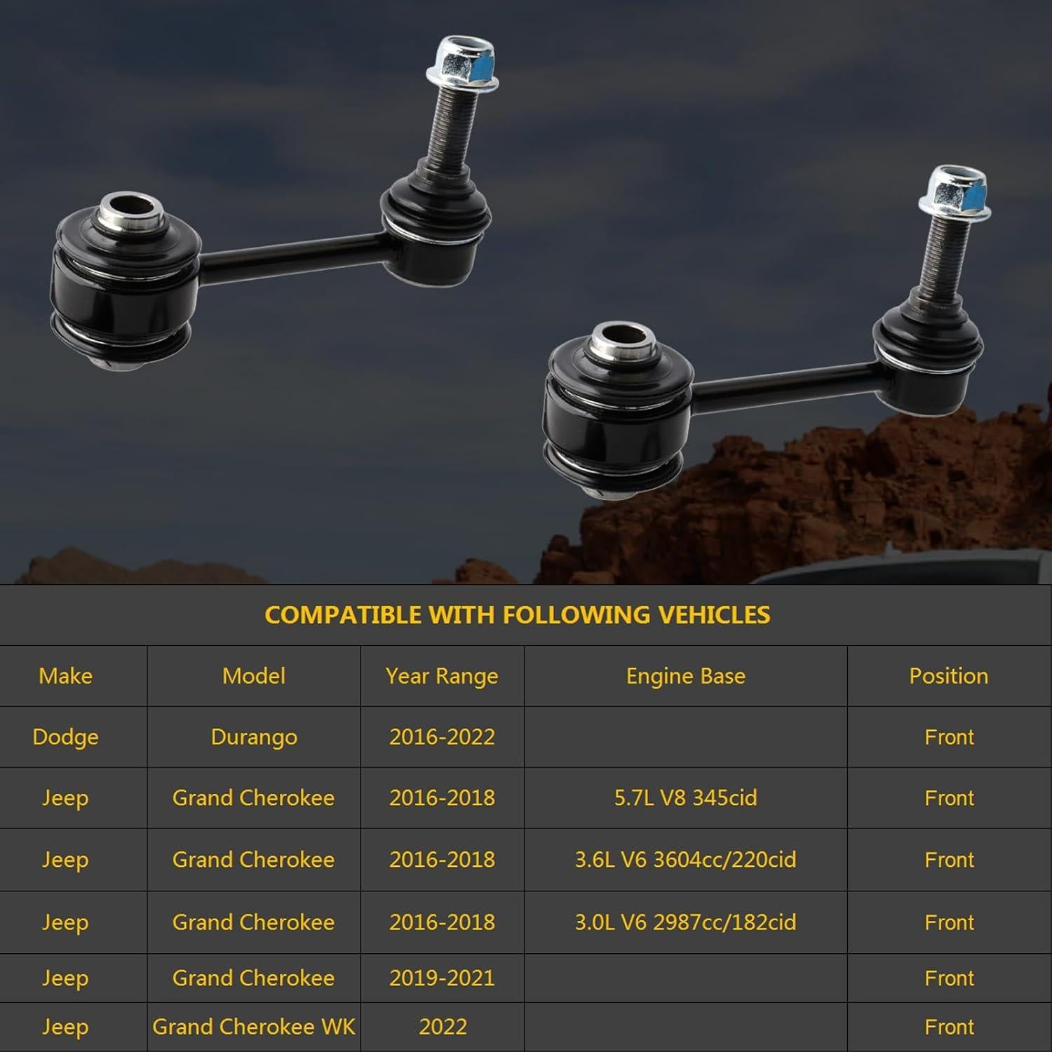 Kit de Enlace de Barra Estabilizadora Frontal K750887 HHCM