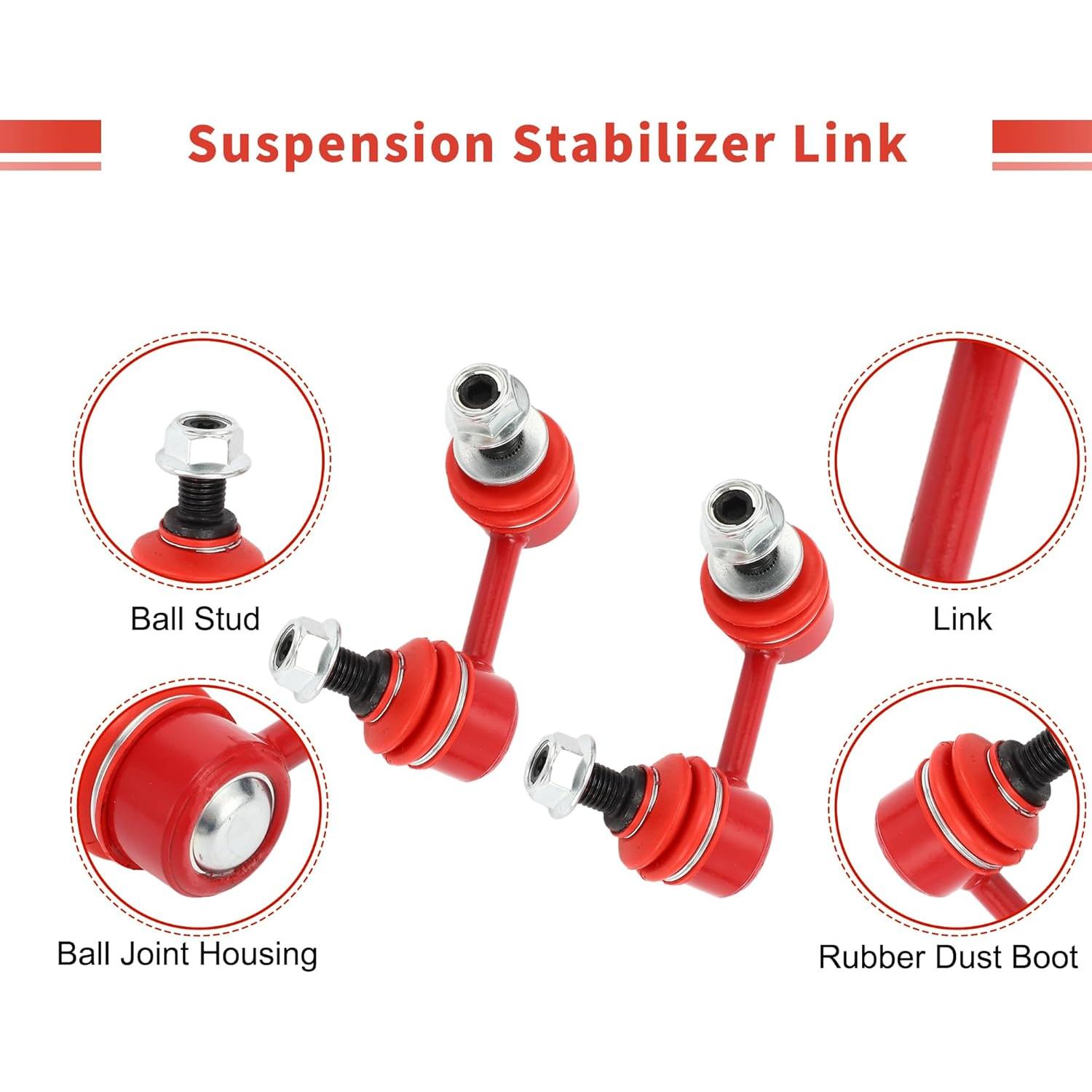 Enlaces de Barra Estabilizadora Delantera X AUTOHAUX para Toyota Tacoma 2001-2004