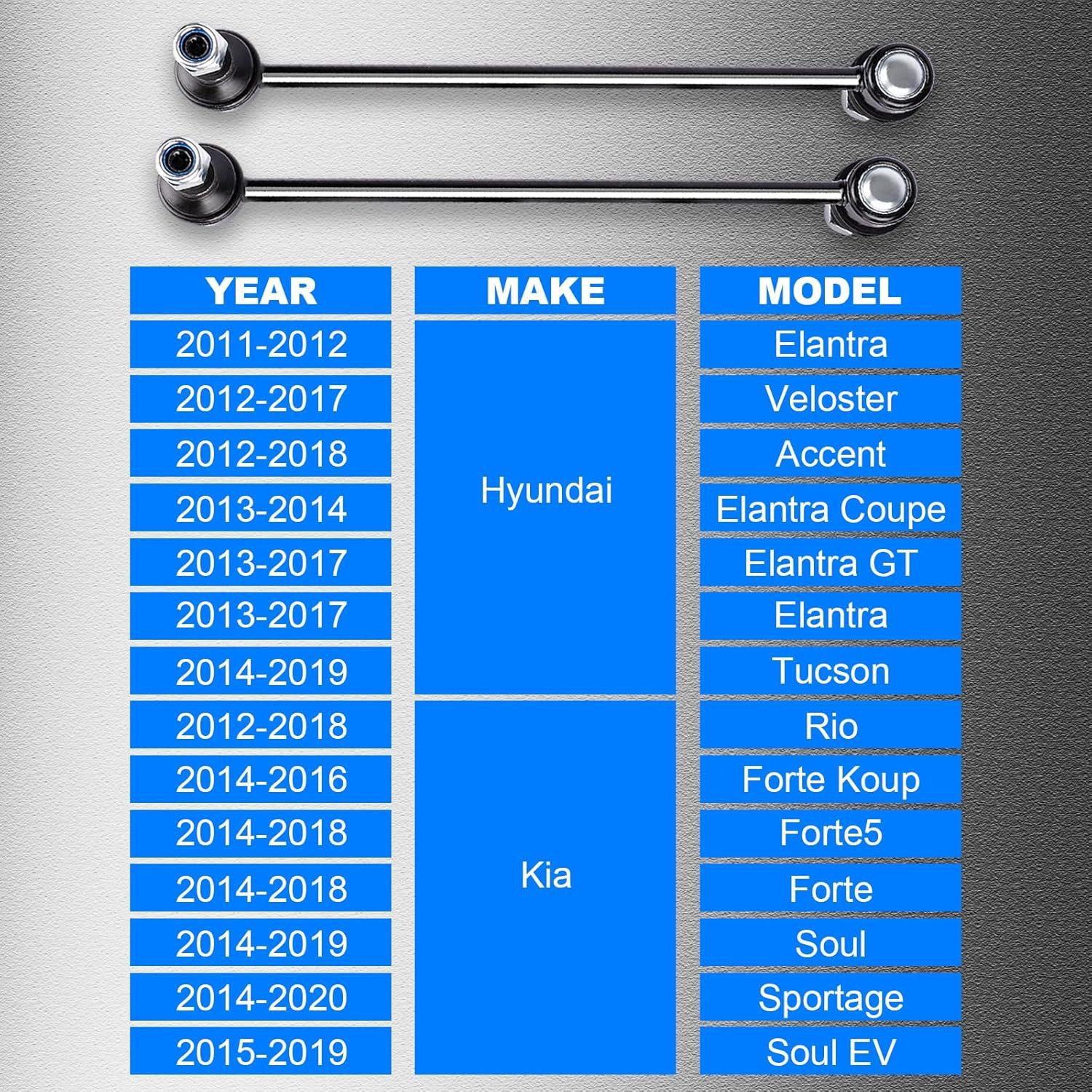 Enlace de Barra Estabilizadora Frontal Yeoflagtrade K750523 - Hyundai/Kia
