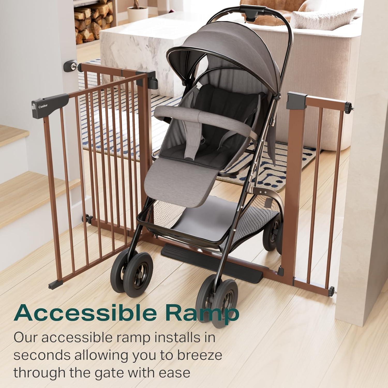 Puerta de Seguridad para Bebés Cumbor 29.7-46" Ancha