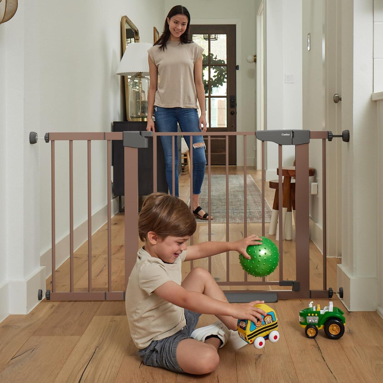 Puerta de Seguridad para Bebés Cumbor 29.7-46" Ancha